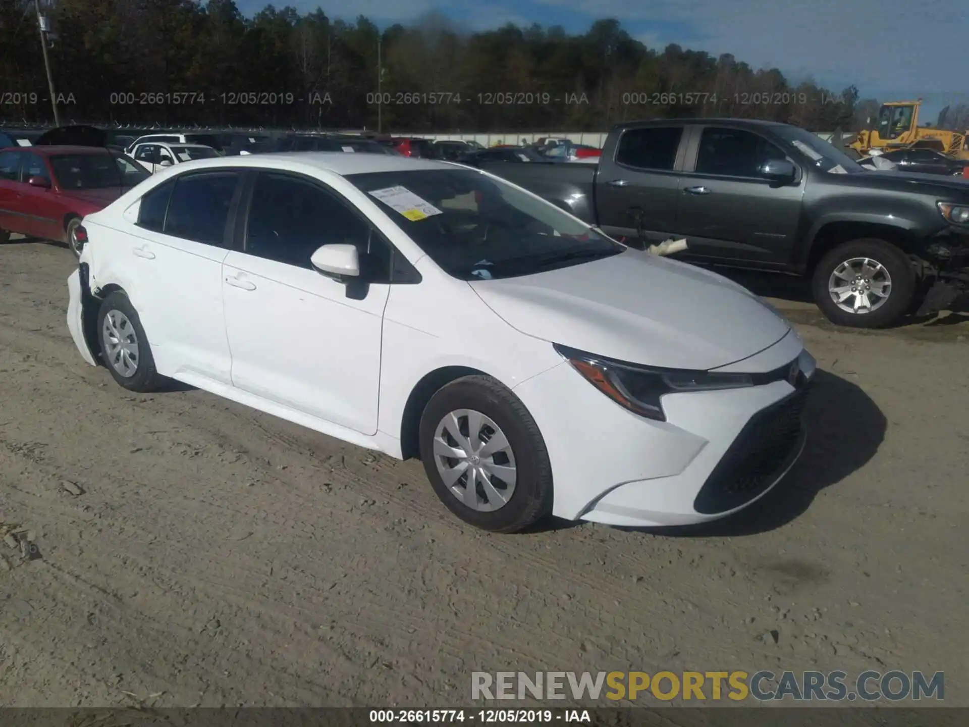 1 Photograph of a damaged car 5YFDPRAEXLP037790 TOYOTA COROLLA 2020