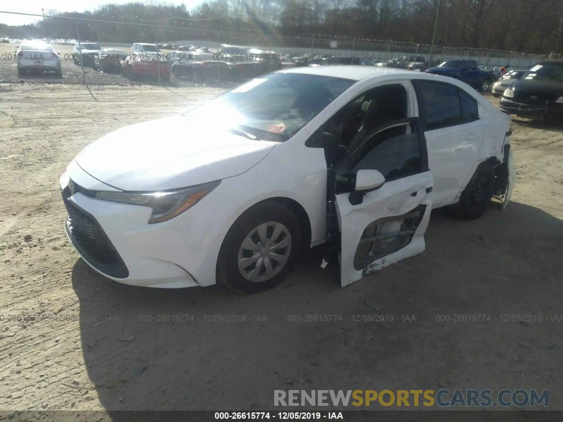 2 Photograph of a damaged car 5YFDPRAEXLP037790 TOYOTA COROLLA 2020