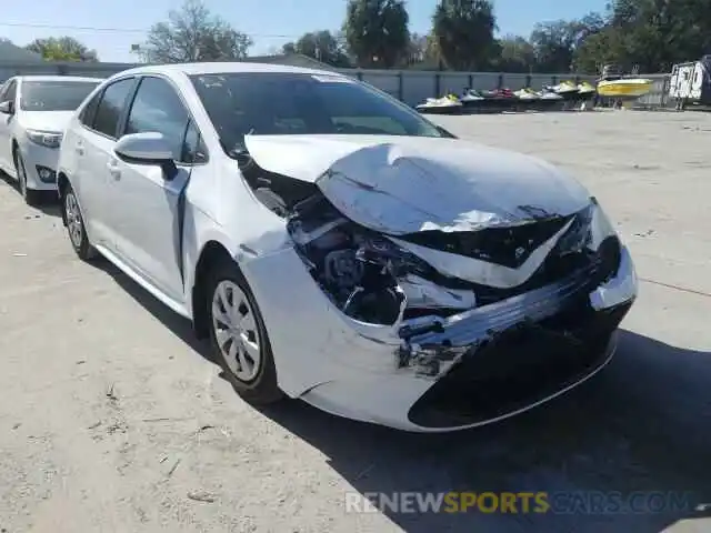 1 Photograph of a damaged car 5YFDPRAEXLP053200 TOYOTA COROLLA 2020