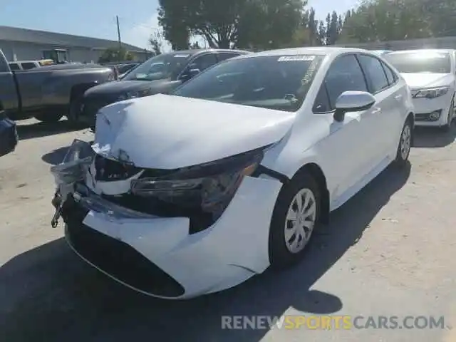 2 Photograph of a damaged car 5YFDPRAEXLP053200 TOYOTA COROLLA 2020