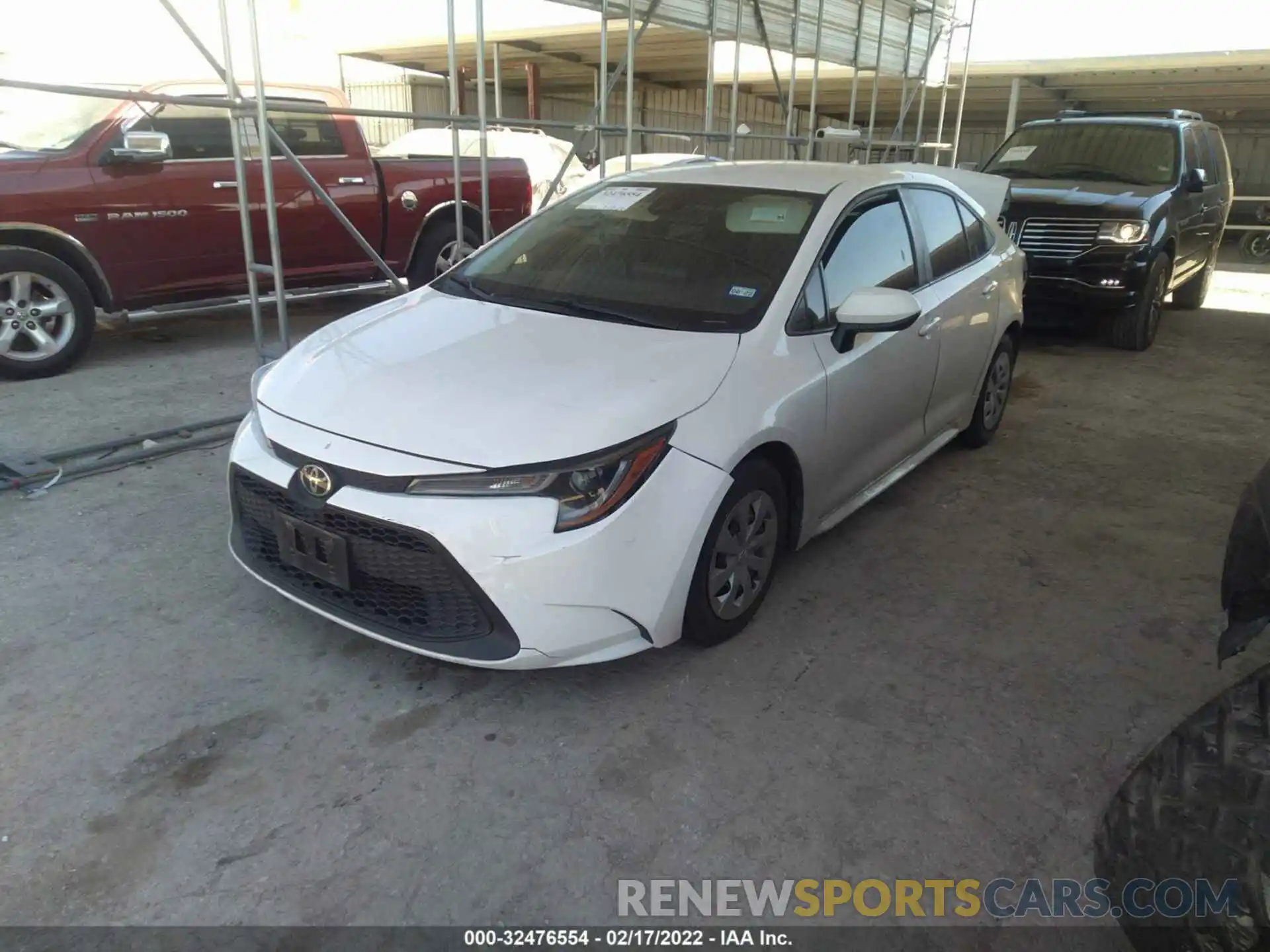 2 Photograph of a damaged car 5YFDPRAEXLP053889 TOYOTA COROLLA 2020