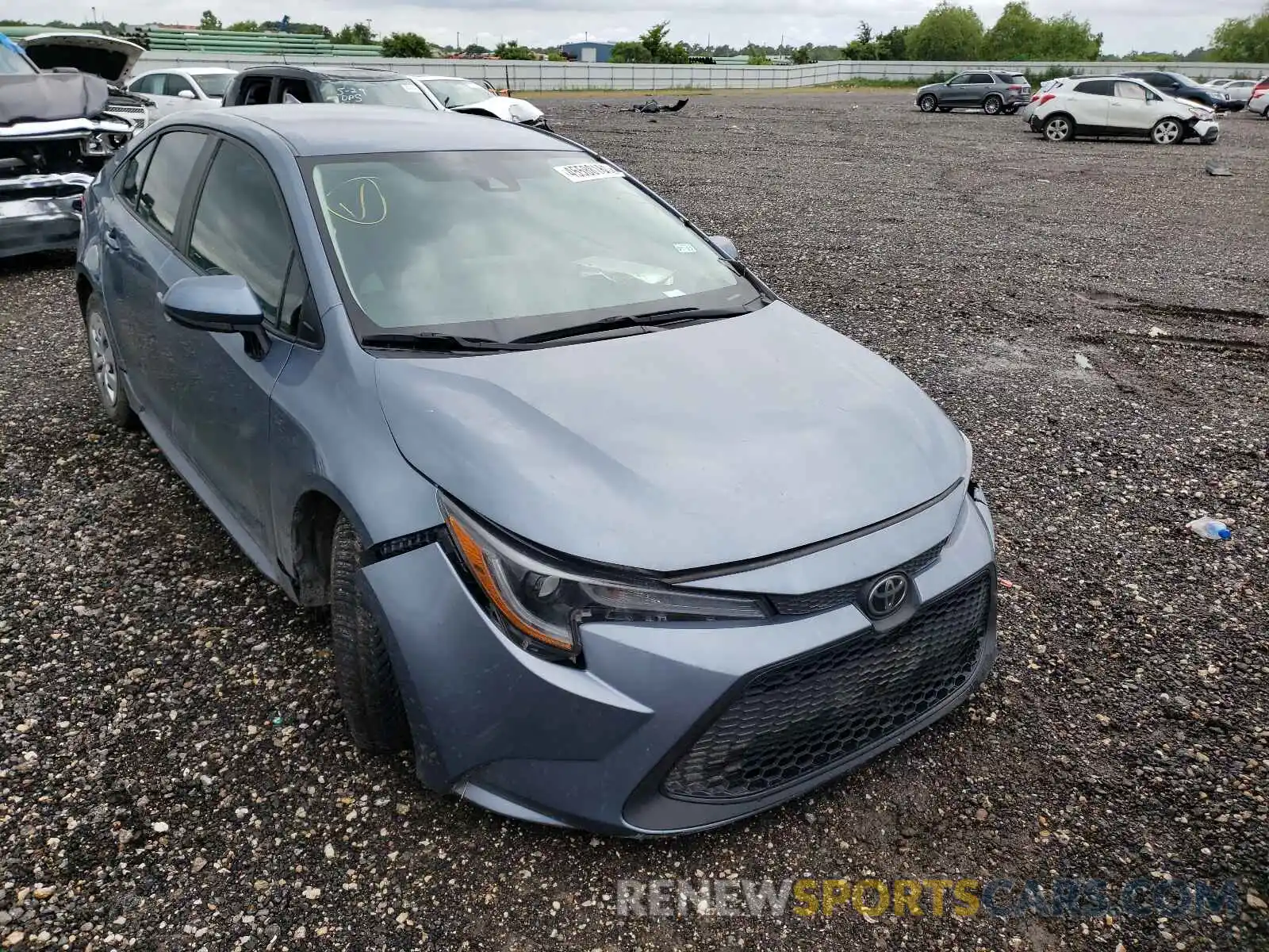 1 Photograph of a damaged car 5YFDPRAEXLP055061 TOYOTA COROLLA 2020