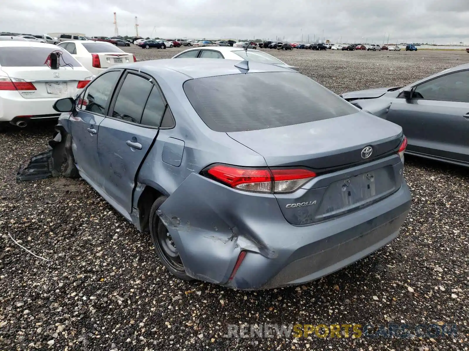 3 Photograph of a damaged car 5YFDPRAEXLP055061 TOYOTA COROLLA 2020