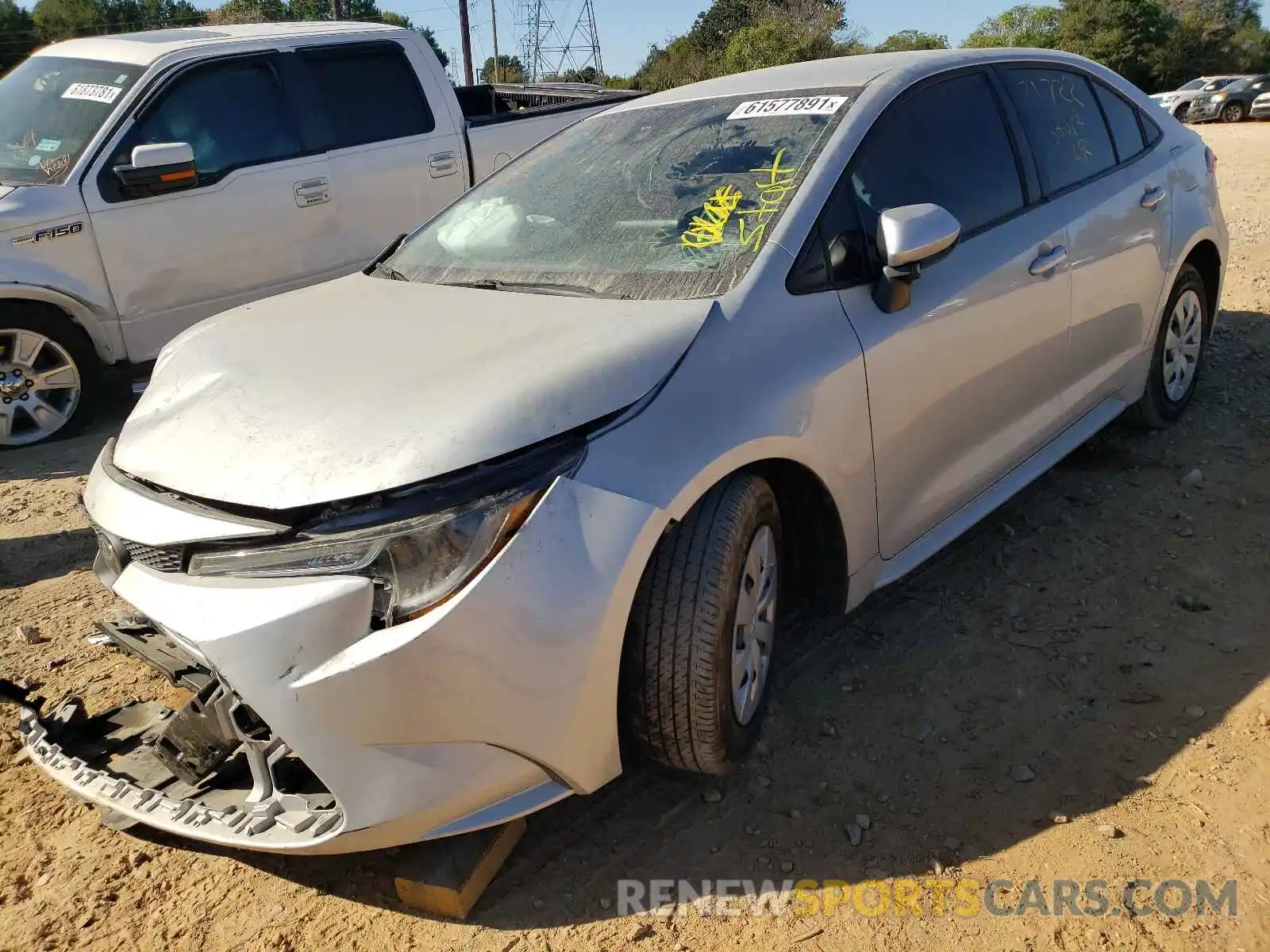 2 Photograph of a damaged car 5YFDPRAEXLP058946 TOYOTA COROLLA 2020