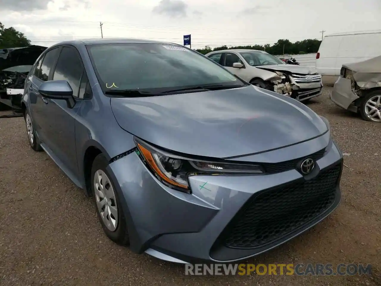 1 Photograph of a damaged car 5YFDPRAEXLP061930 TOYOTA COROLLA 2020