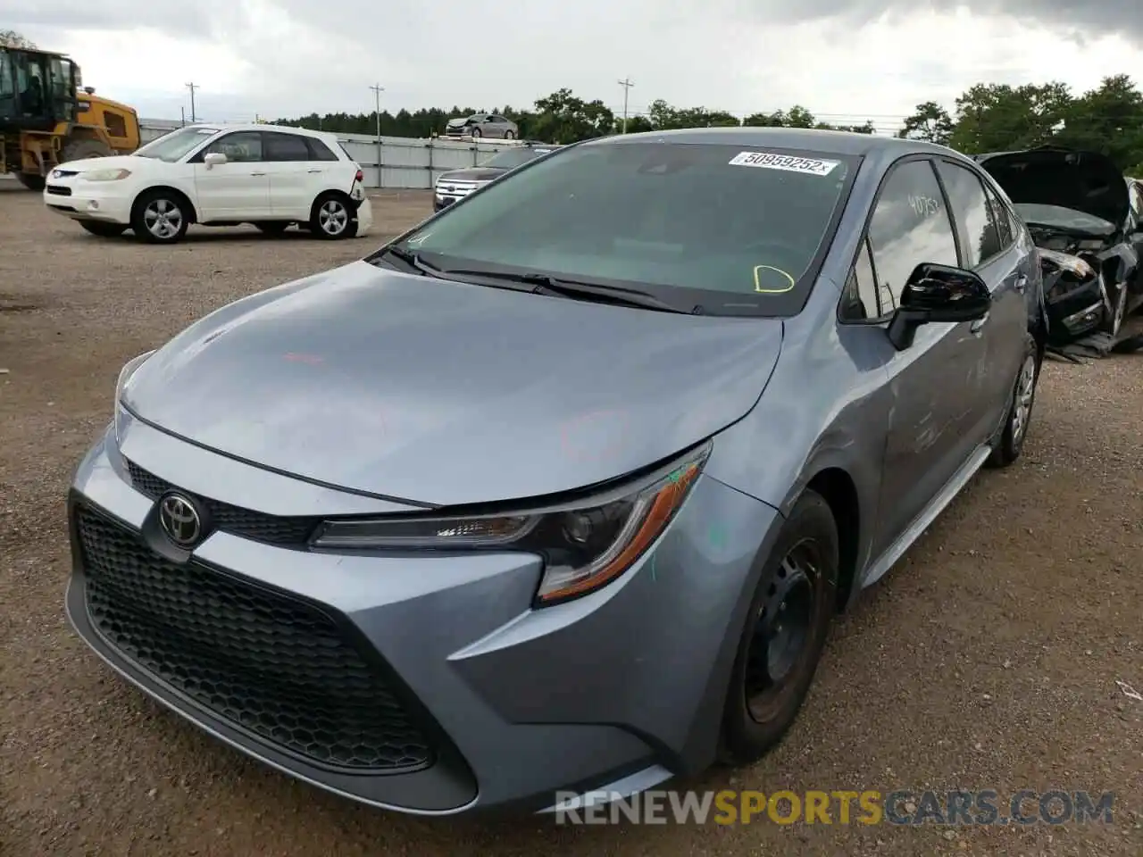 2 Photograph of a damaged car 5YFDPRAEXLP061930 TOYOTA COROLLA 2020