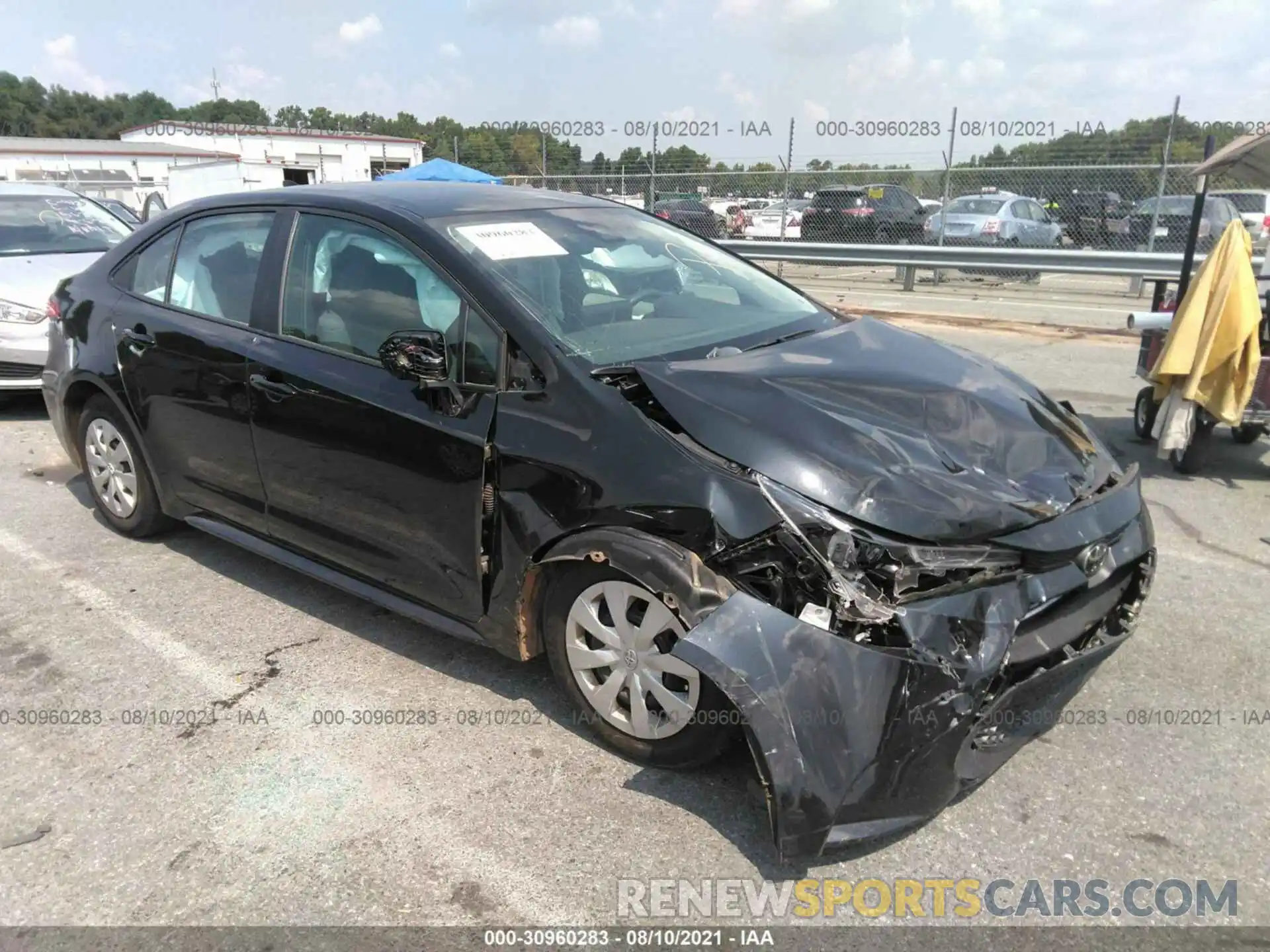 1 Photograph of a damaged car 5YFDPRAEXLP063015 TOYOTA COROLLA 2020