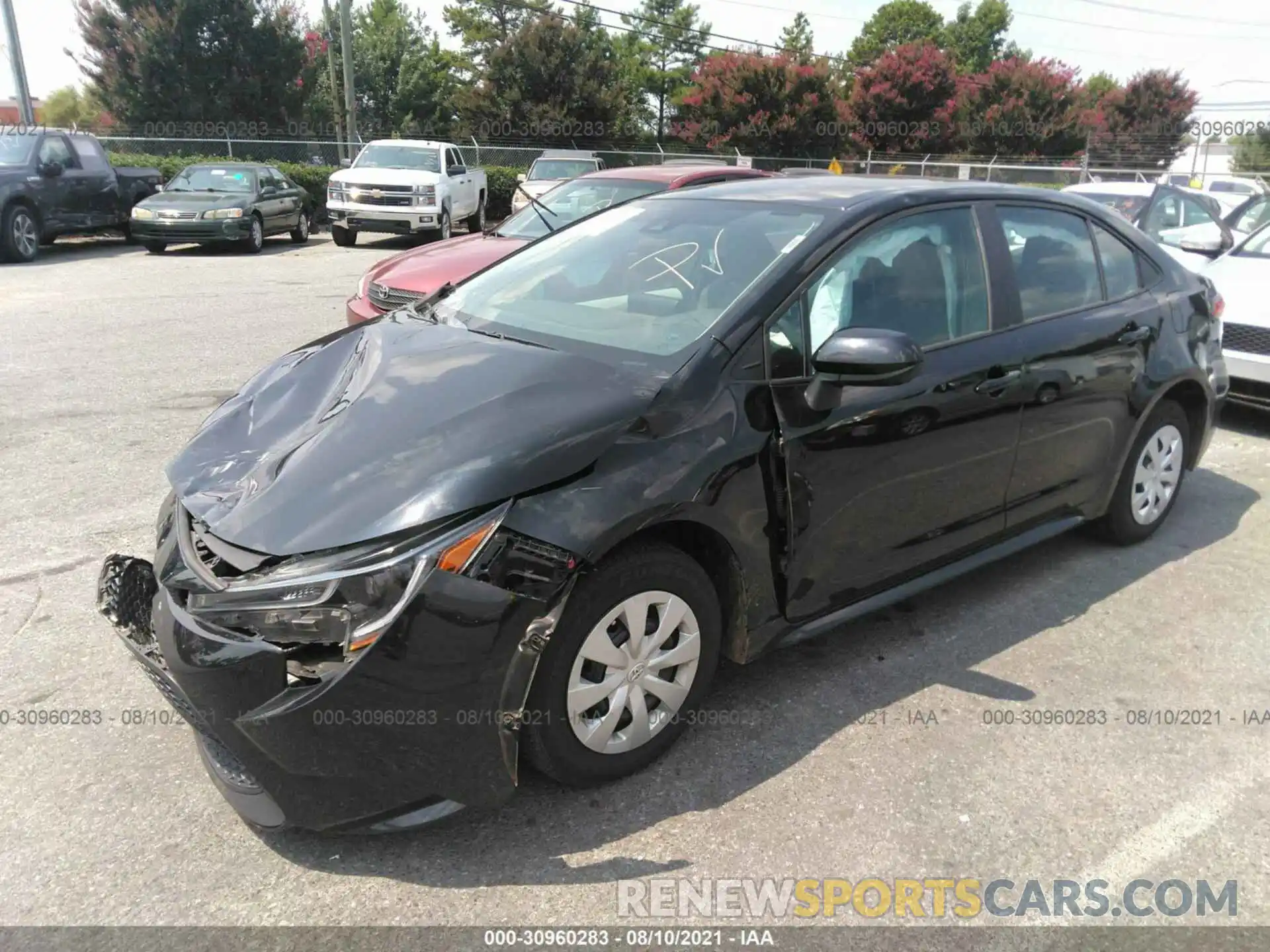 2 Photograph of a damaged car 5YFDPRAEXLP063015 TOYOTA COROLLA 2020