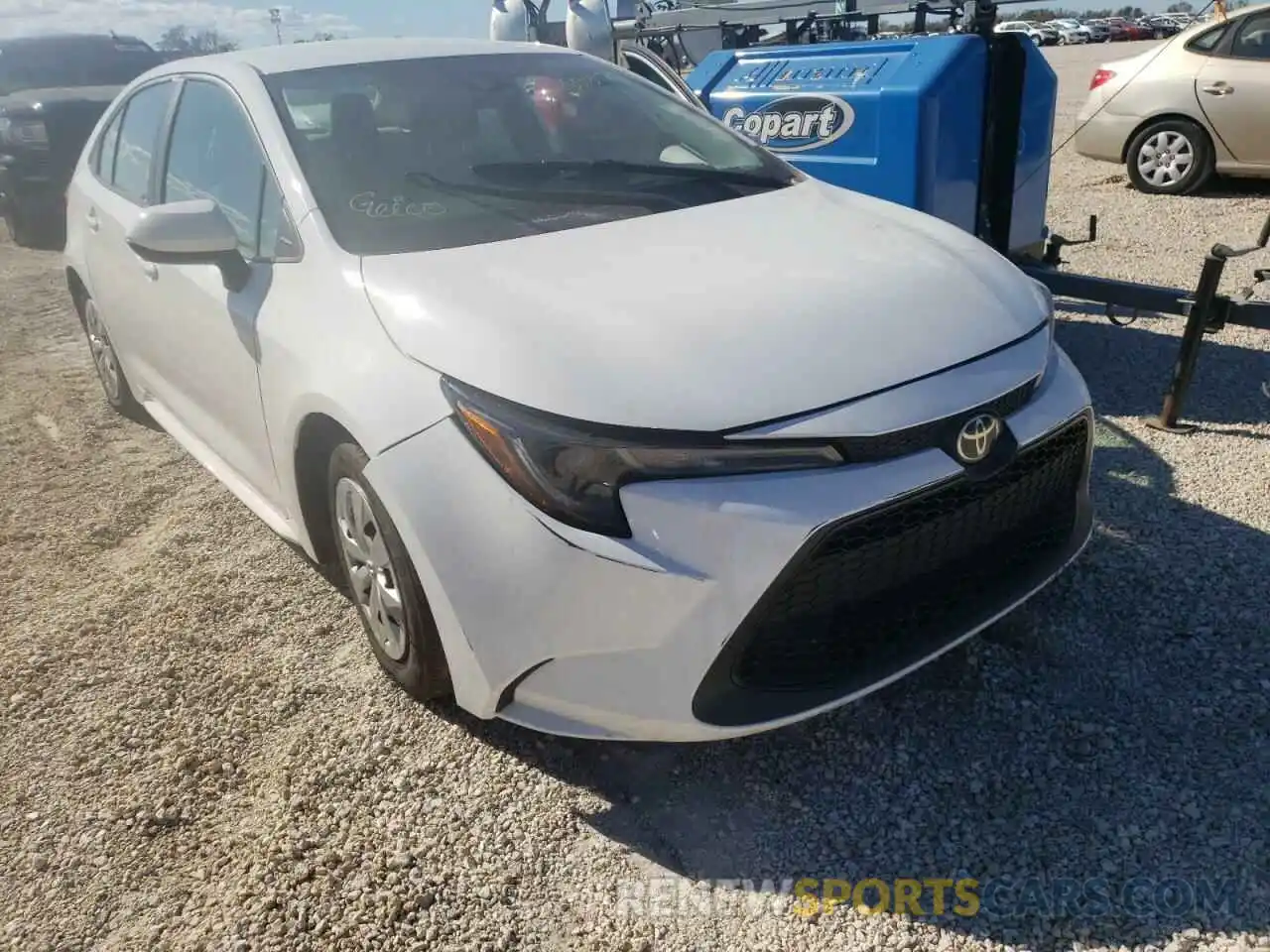 1 Photograph of a damaged car 5YFDPRAEXLP079926 TOYOTA COROLLA 2020