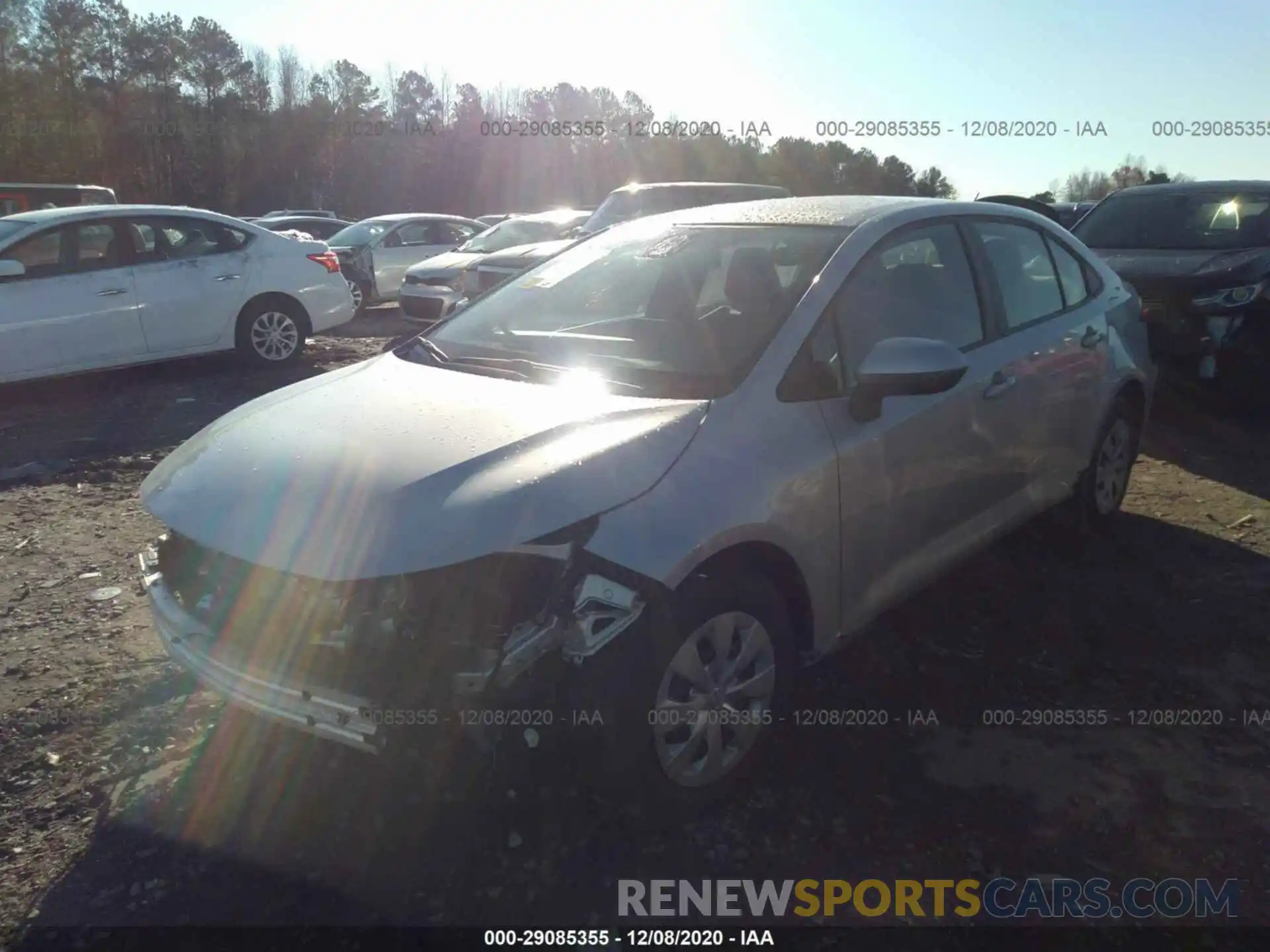 2 Photograph of a damaged car 5YFDPRAEXLP093311 TOYOTA COROLLA 2020