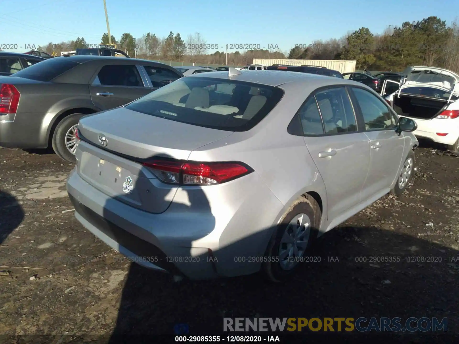 4 Photograph of a damaged car 5YFDPRAEXLP093311 TOYOTA COROLLA 2020