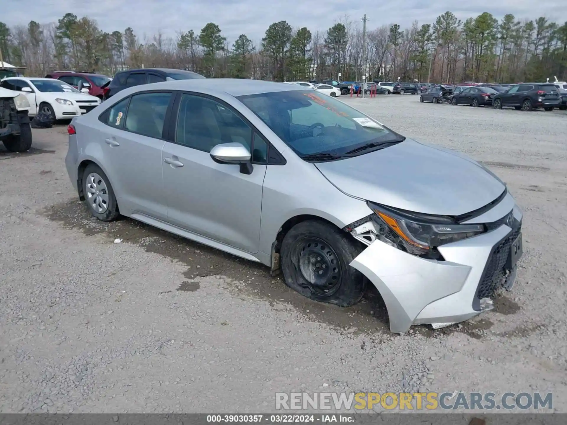 1 Photograph of a damaged car 5YFDPRAEXLP097701 TOYOTA COROLLA 2020