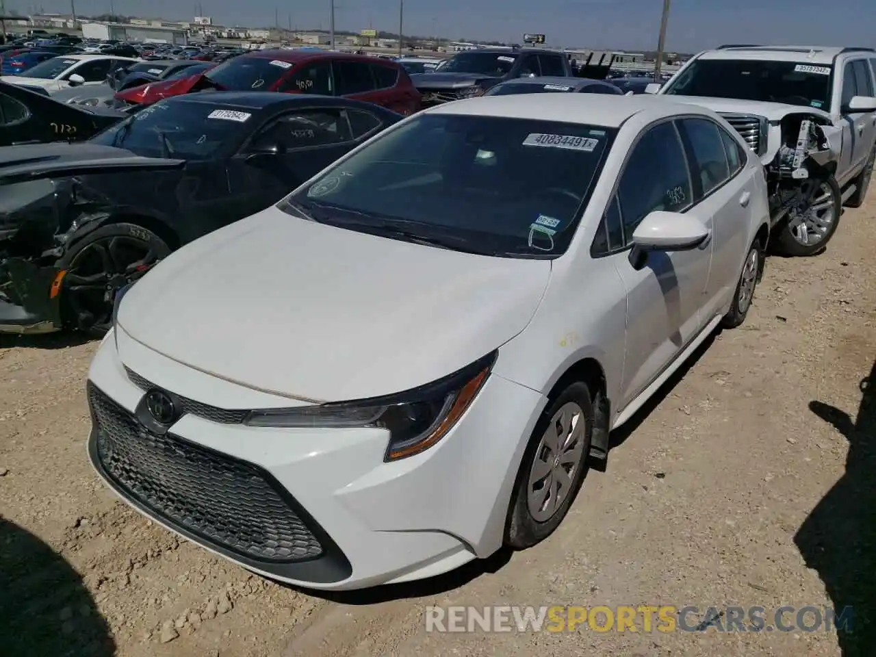 2 Photograph of a damaged car 5YFDPRAEXLP099691 TOYOTA COROLLA 2020