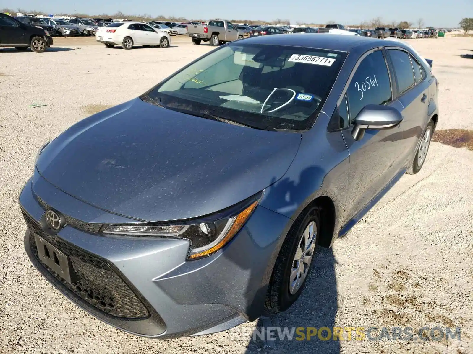 2 Photograph of a damaged car 5YFDPRAEXLP101066 TOYOTA COROLLA 2020