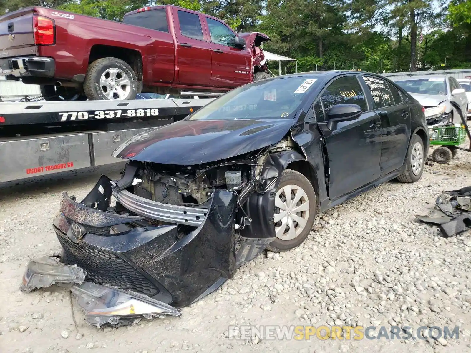 2 Photograph of a damaged car 5YFDPRAEXLP102511 TOYOTA COROLLA 2020