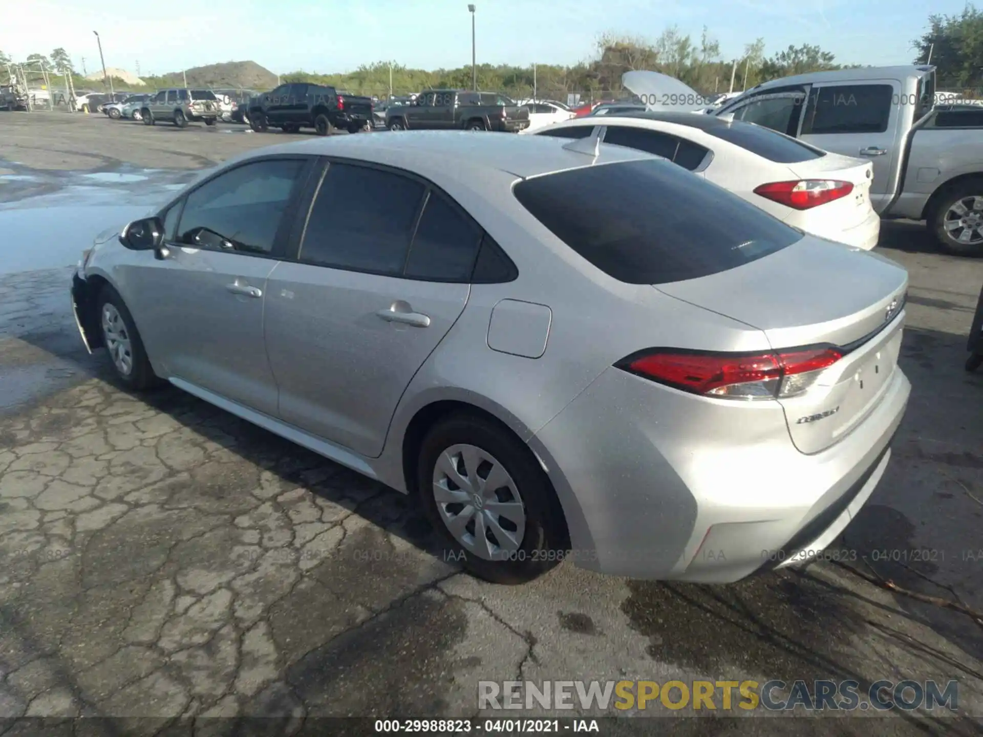 3 Photograph of a damaged car 5YFDPRAEXLP105571 TOYOTA COROLLA 2020