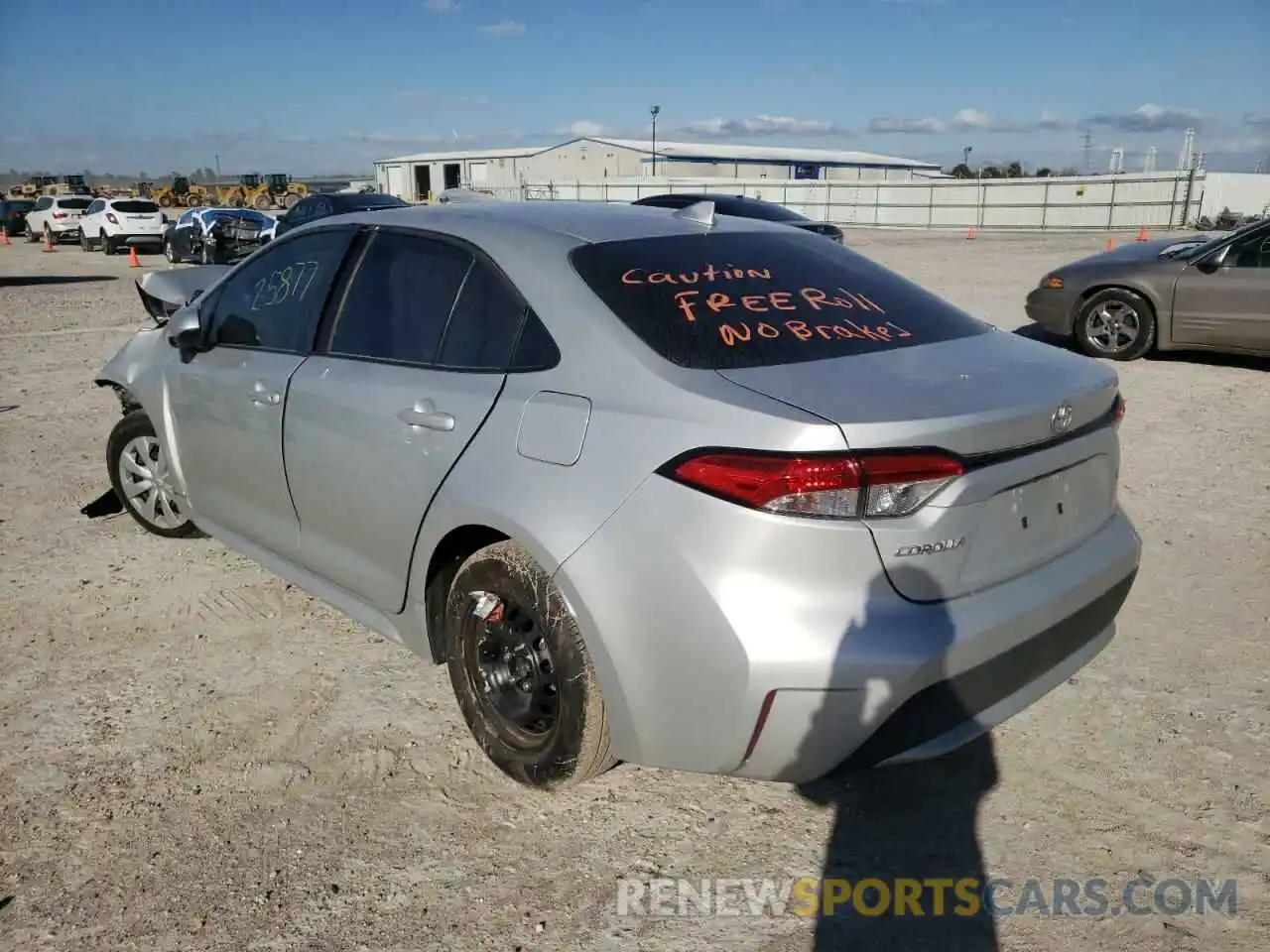 3 Photograph of a damaged car 5YFDPRAEXLP121656 TOYOTA COROLLA 2020