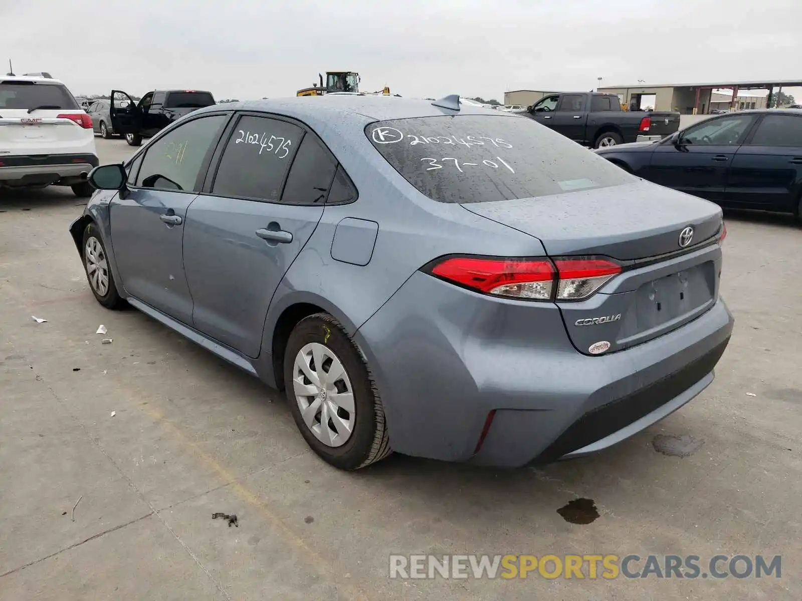 3 Photograph of a damaged car 5YFDPRAEXLP125058 TOYOTA COROLLA 2020