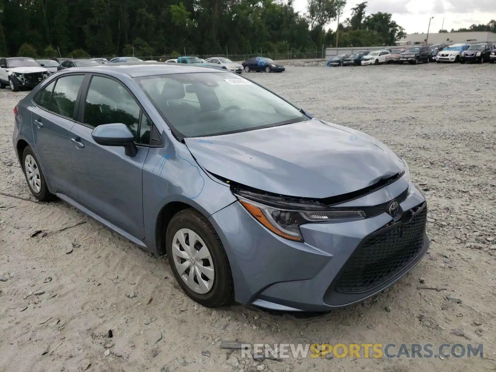 1 Photograph of a damaged car 5YFDPRAEXLP131541 TOYOTA COROLLA 2020