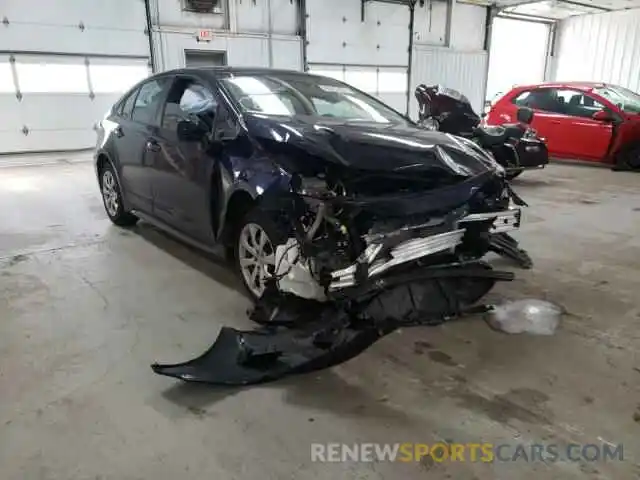 1 Photograph of a damaged car 5YFEPAE4LP0159521 TOYOTA COROLLA 2020