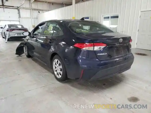 3 Photograph of a damaged car 5YFEPAE4LP0159521 TOYOTA COROLLA 2020