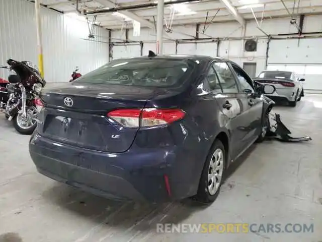 4 Photograph of a damaged car 5YFEPAE4LP0159521 TOYOTA COROLLA 2020