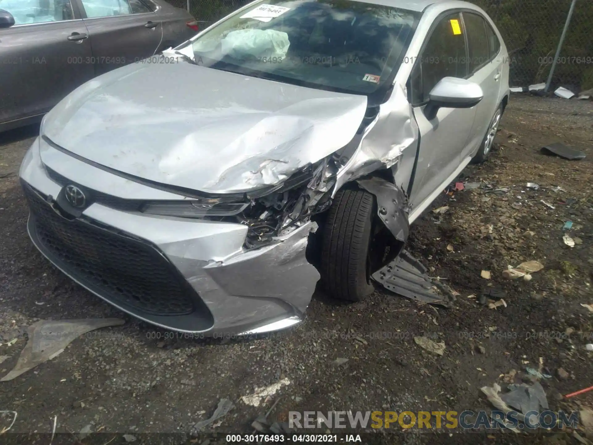 6 Photograph of a damaged car 5YFEPRAE0LP003233 TOYOTA COROLLA 2020