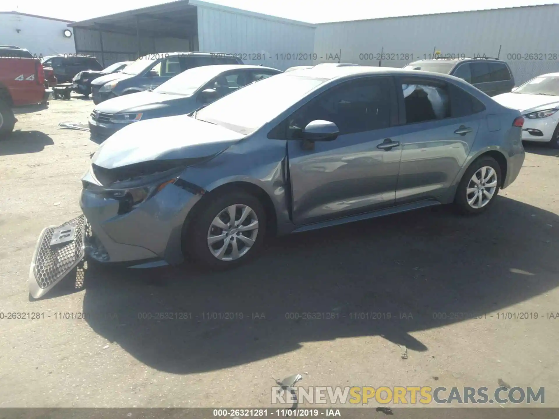 2 Photograph of a damaged car 5YFEPRAE0LP004107 TOYOTA COROLLA 2020