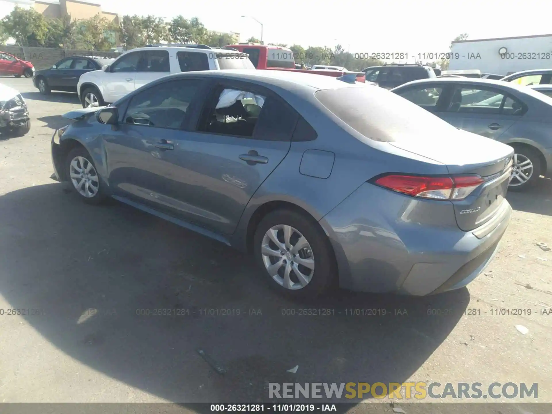 3 Photograph of a damaged car 5YFEPRAE0LP004107 TOYOTA COROLLA 2020