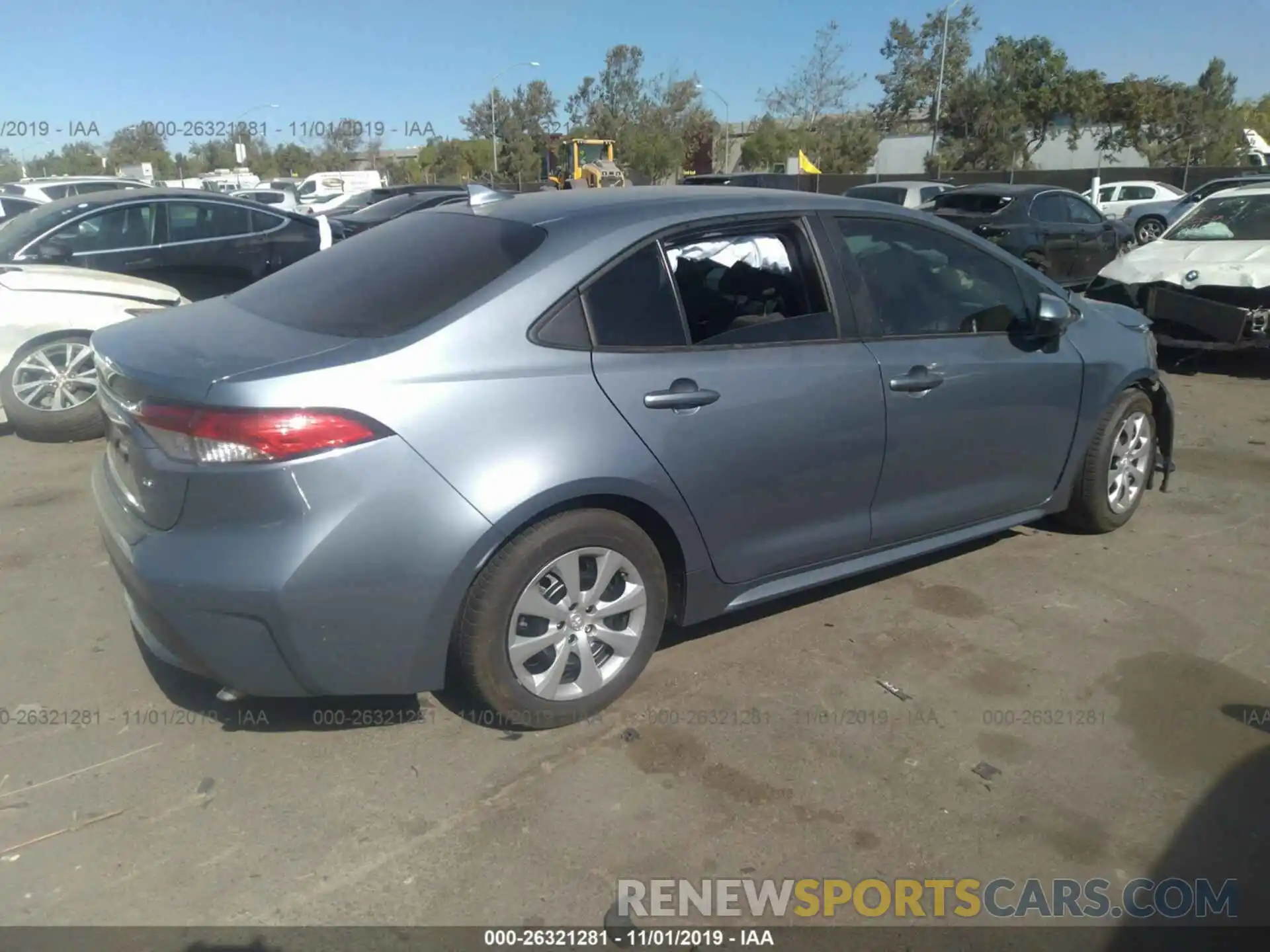 4 Photograph of a damaged car 5YFEPRAE0LP004107 TOYOTA COROLLA 2020