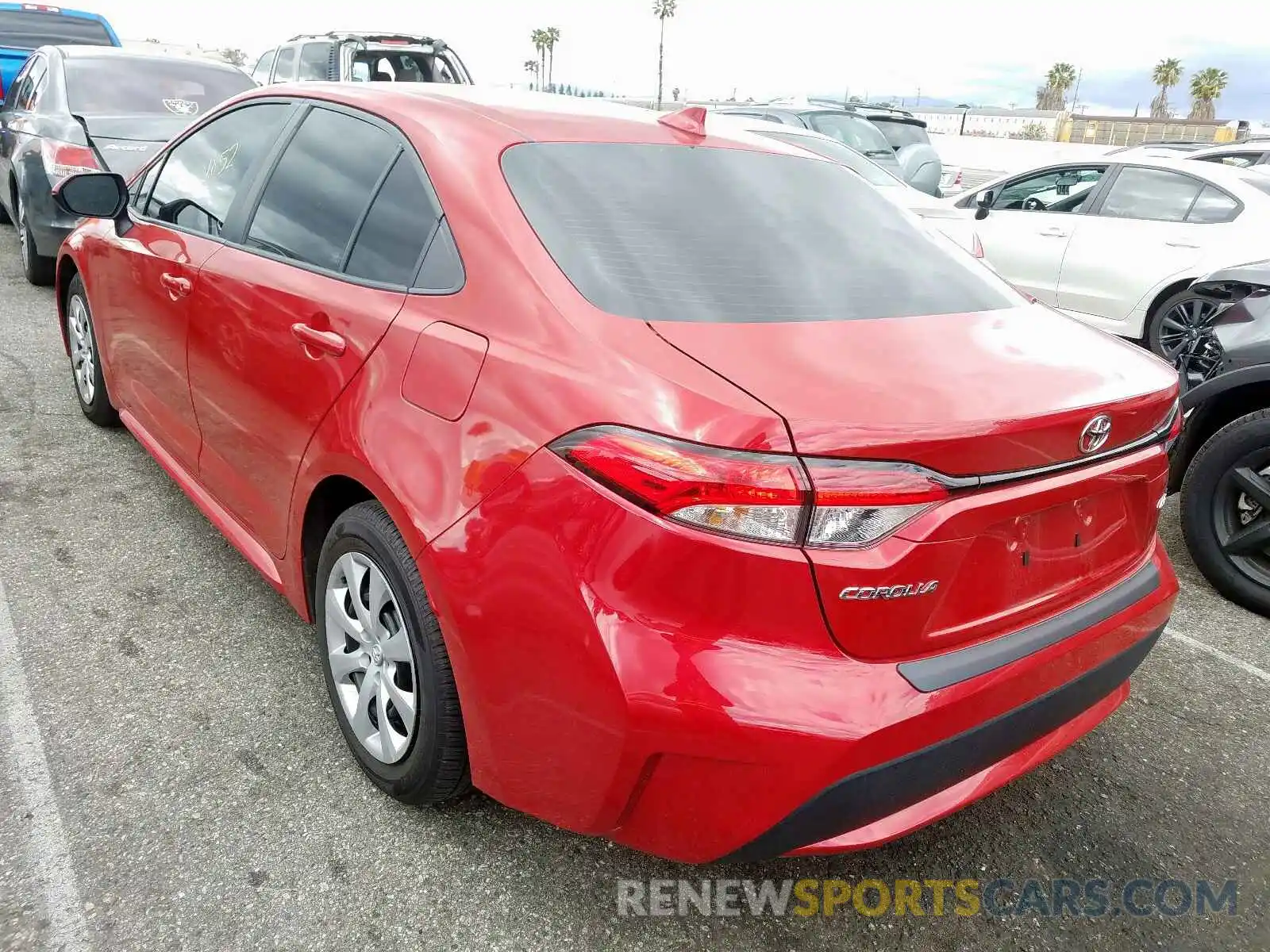 3 Photograph of a damaged car 5YFEPRAE0LP004236 TOYOTA COROLLA 2020