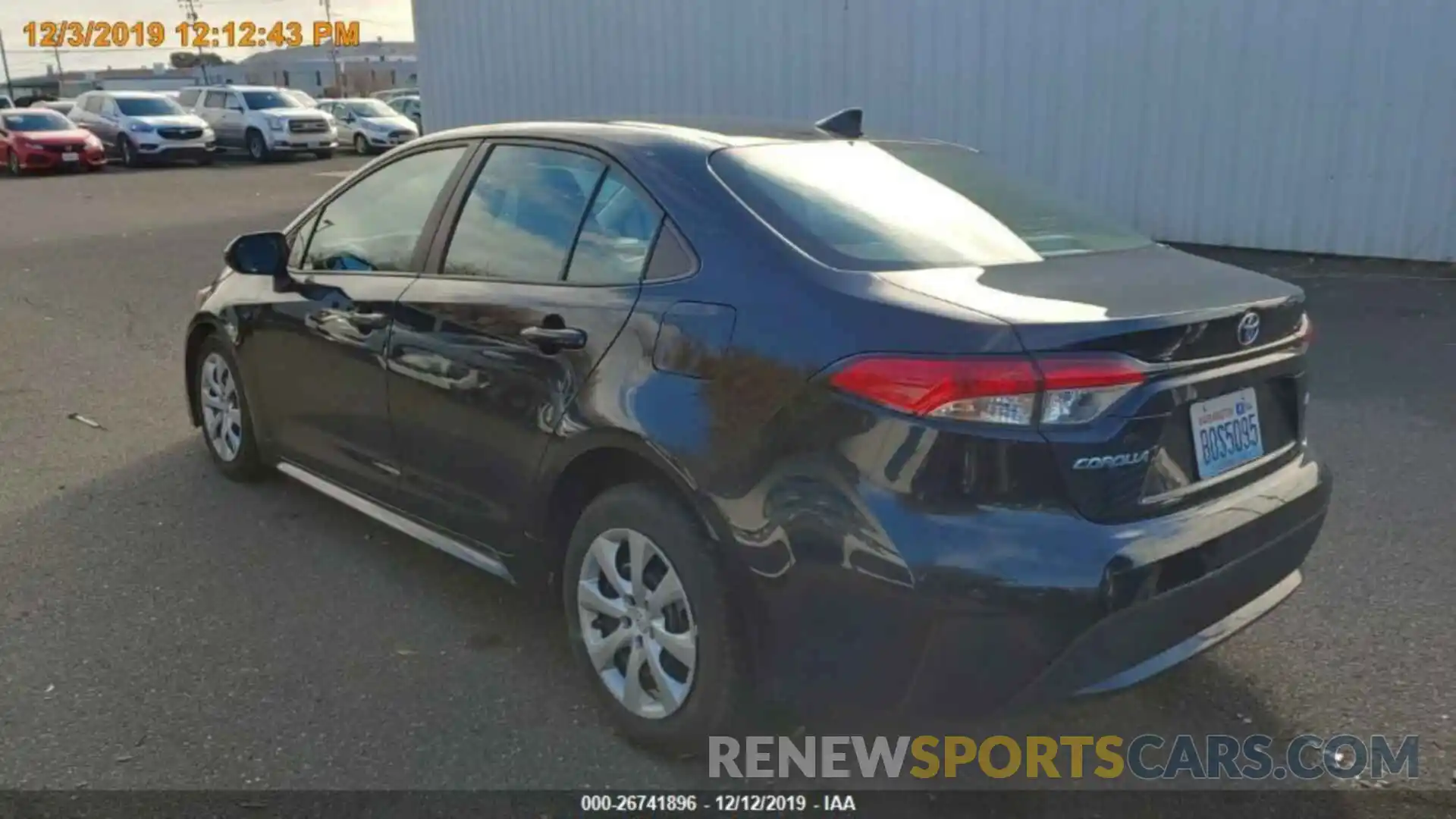 13 Photograph of a damaged car 5YFEPRAE0LP004785 TOYOTA COROLLA 2020