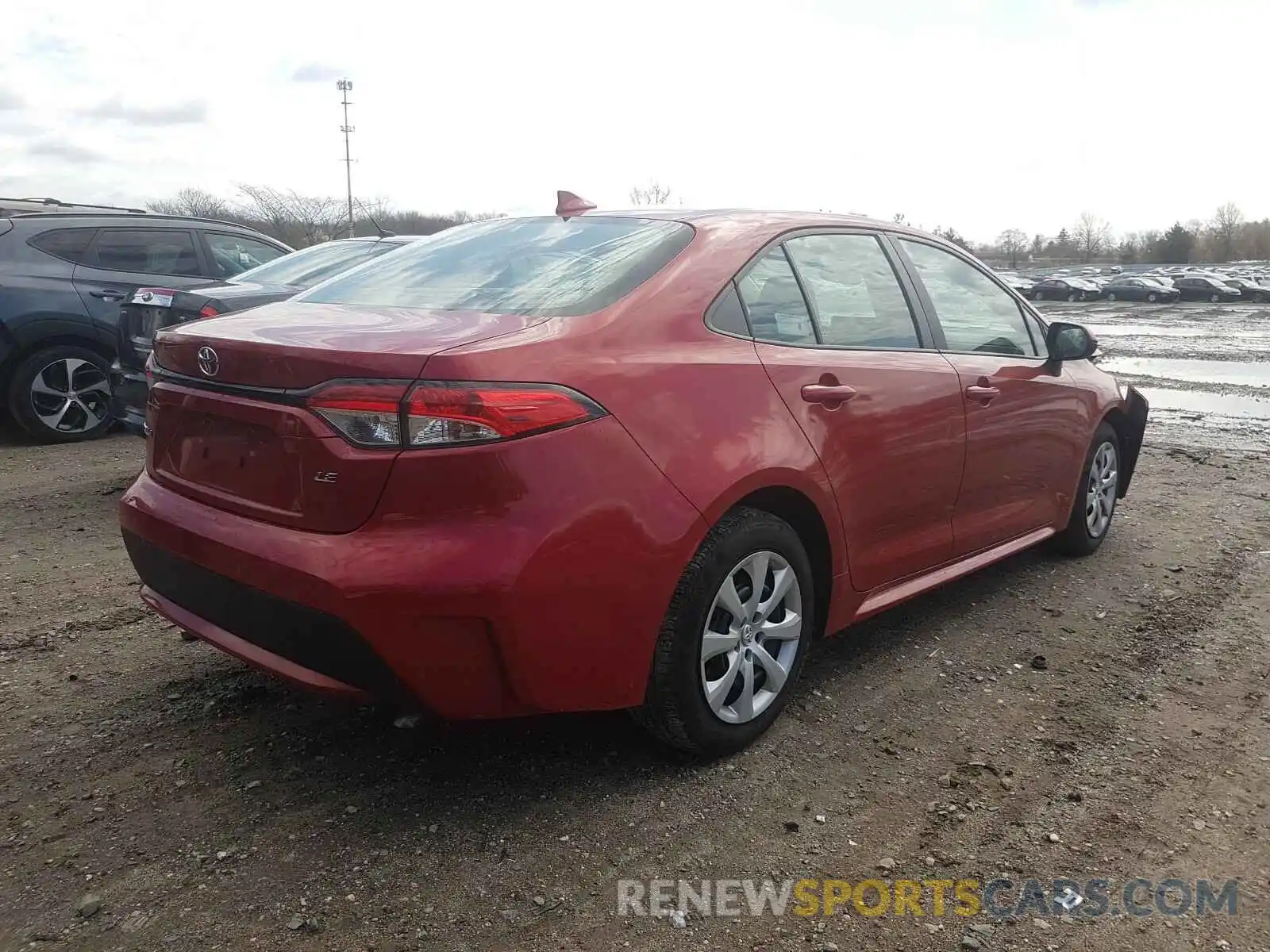 4 Photograph of a damaged car 5YFEPRAE0LP005287 TOYOTA COROLLA 2020