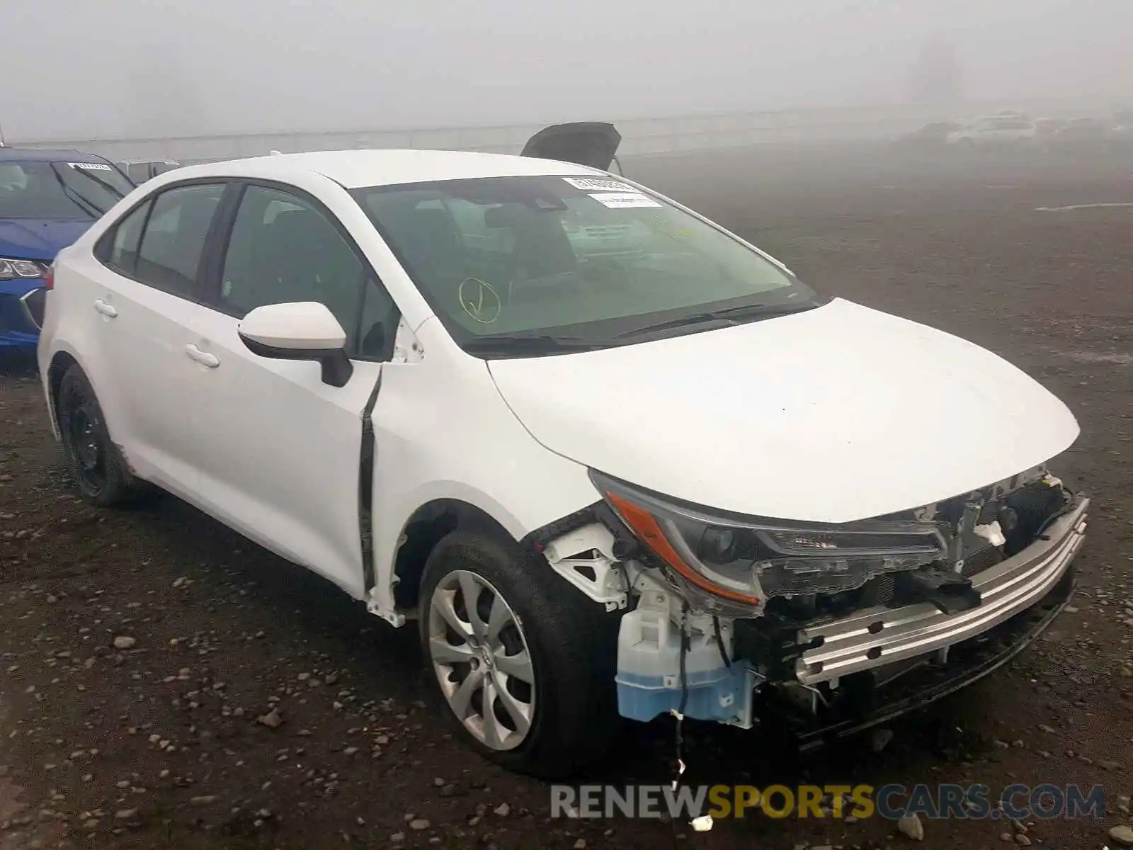 1 Photograph of a damaged car 5YFEPRAE0LP005712 TOYOTA COROLLA 2020