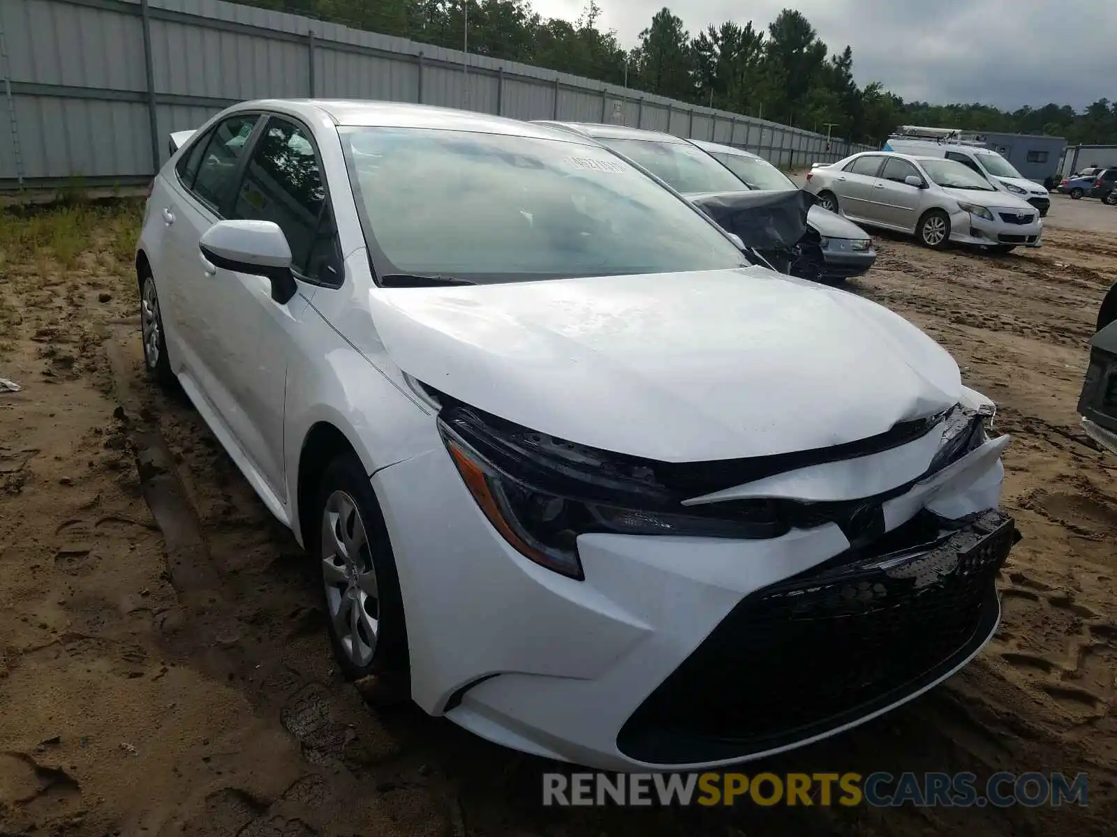 1 Photograph of a damaged car 5YFEPRAE0LP006536 TOYOTA COROLLA 2020