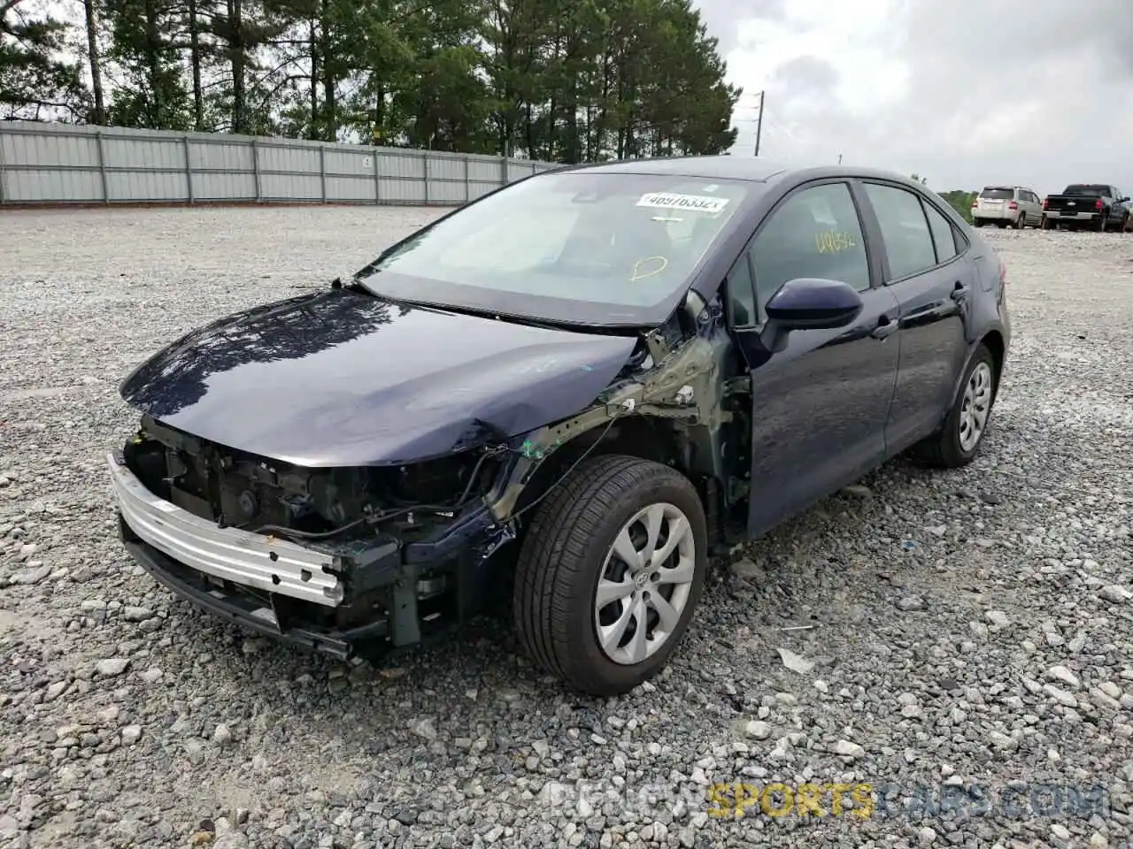 2 Photograph of a damaged car 5YFEPRAE0LP006682 TOYOTA COROLLA 2020