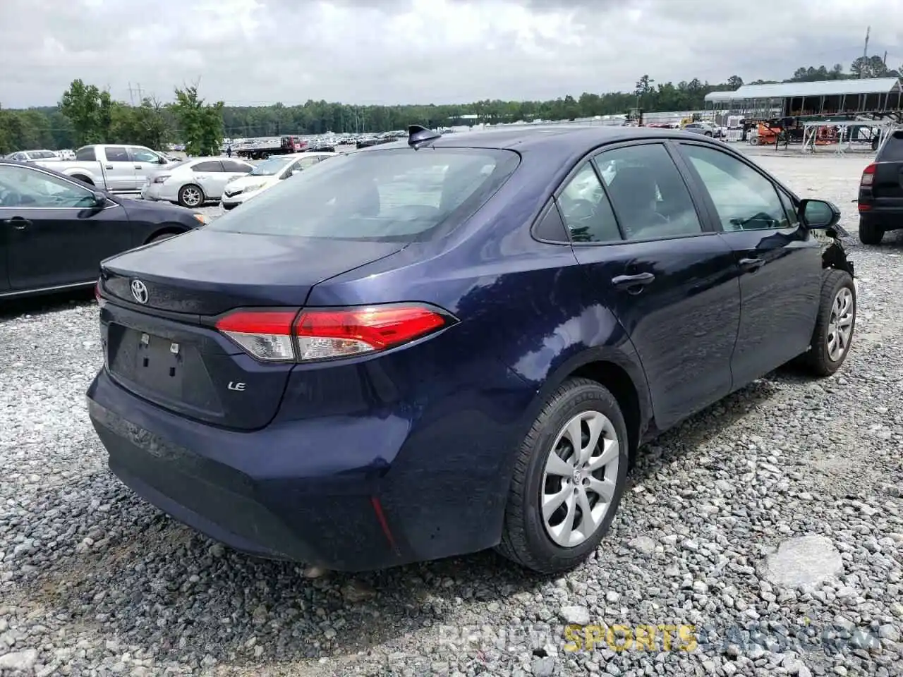 4 Photograph of a damaged car 5YFEPRAE0LP006682 TOYOTA COROLLA 2020