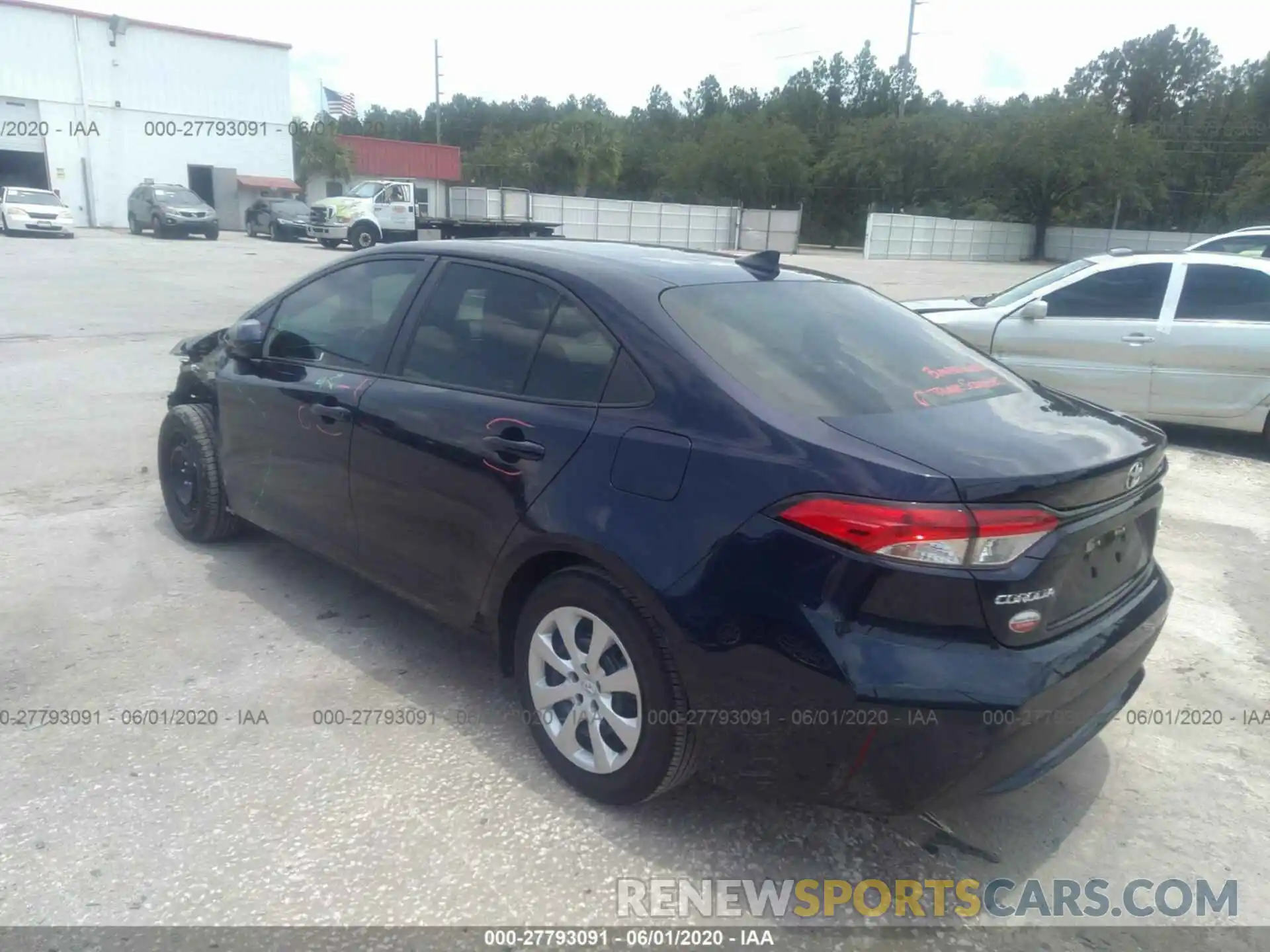 3 Photograph of a damaged car 5YFEPRAE0LP008593 TOYOTA COROLLA 2020