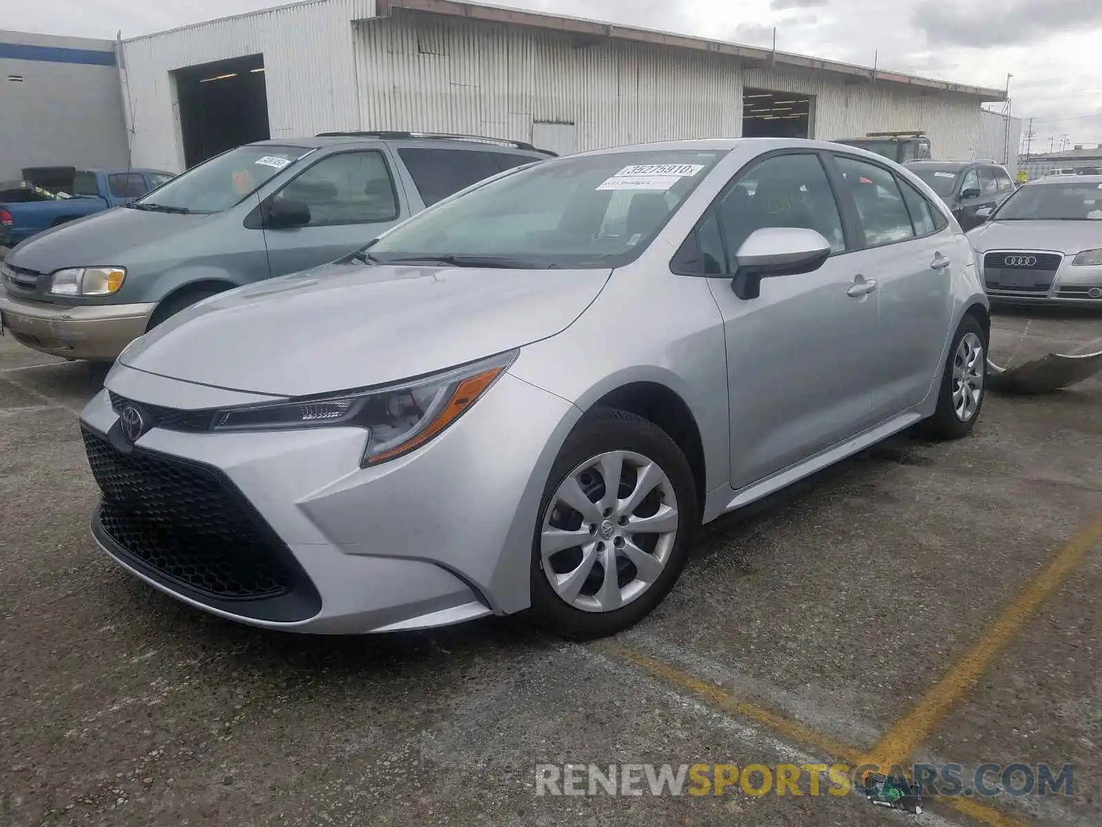 2 Photograph of a damaged car 5YFEPRAE0LP011896 TOYOTA COROLLA 2020