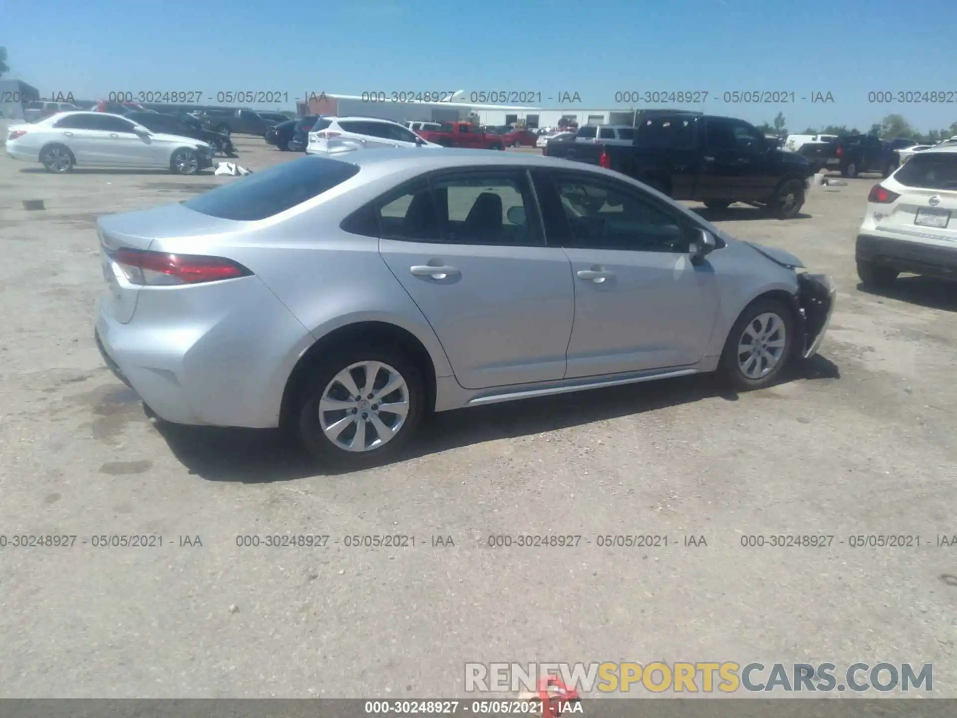 4 Photograph of a damaged car 5YFEPRAE0LP017309 TOYOTA COROLLA 2020