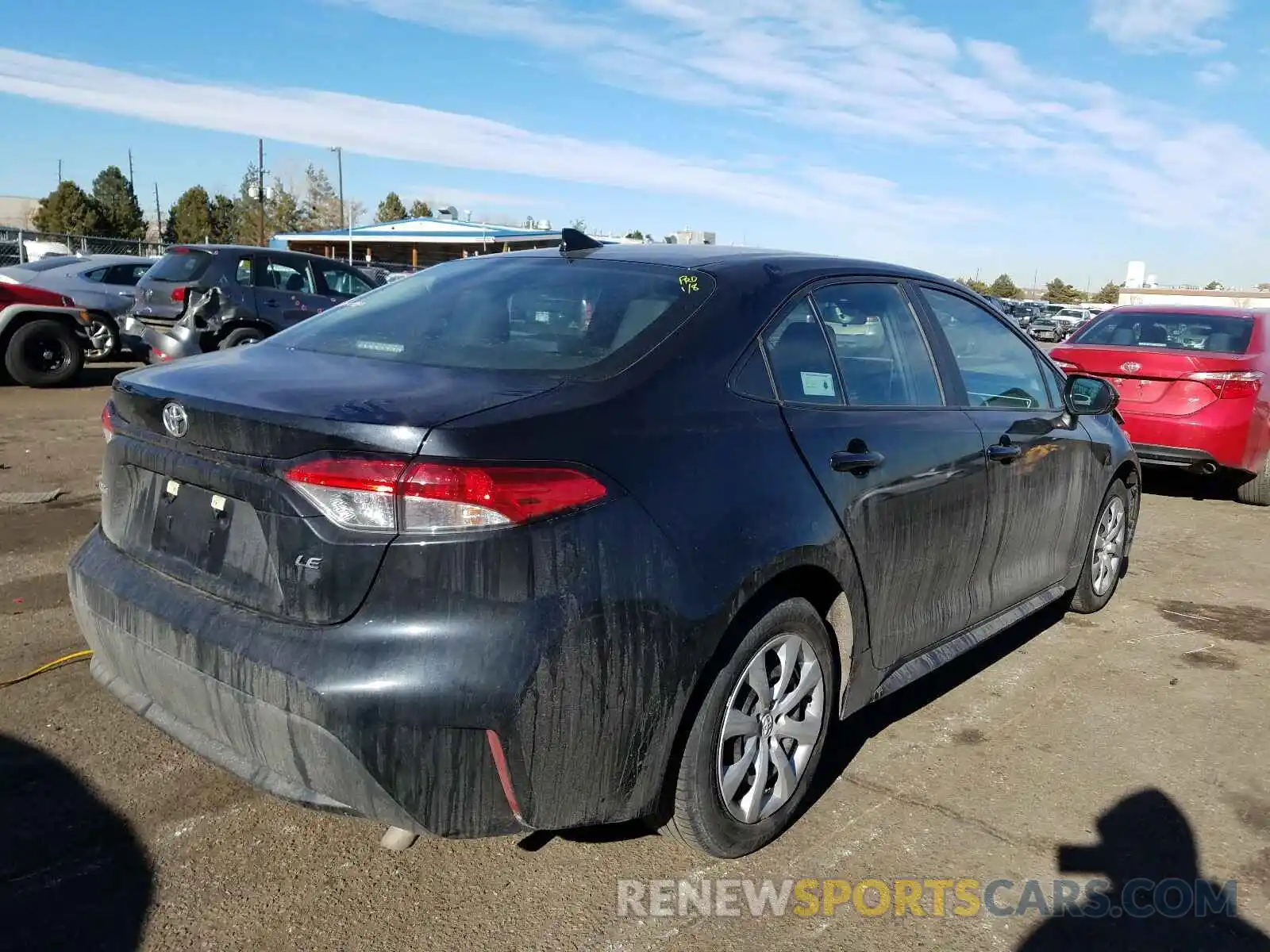 4 Photograph of a damaged car 5YFEPRAE0LP018167 TOYOTA COROLLA 2020