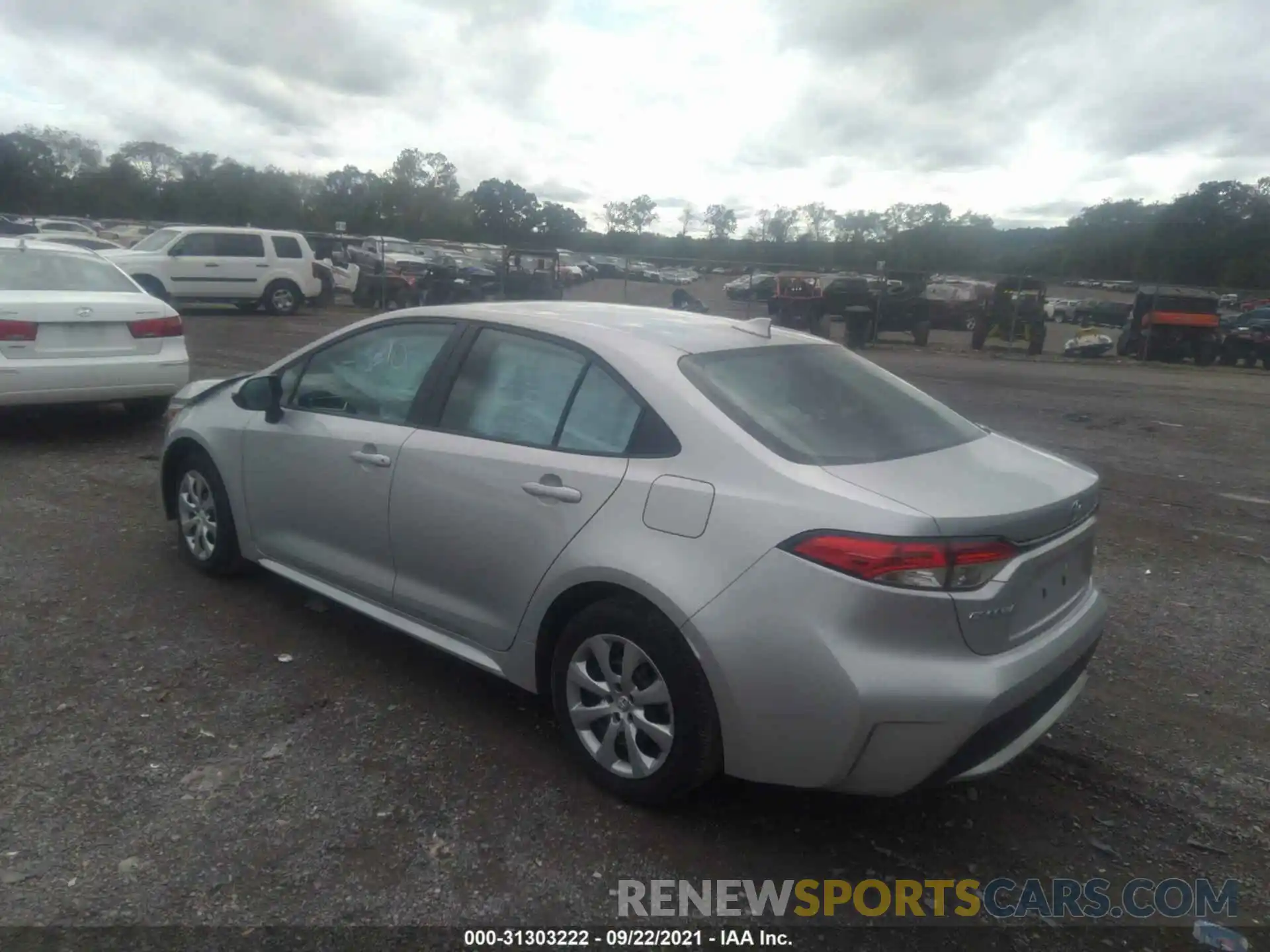 3 Photograph of a damaged car 5YFEPRAE0LP018430 TOYOTA COROLLA 2020