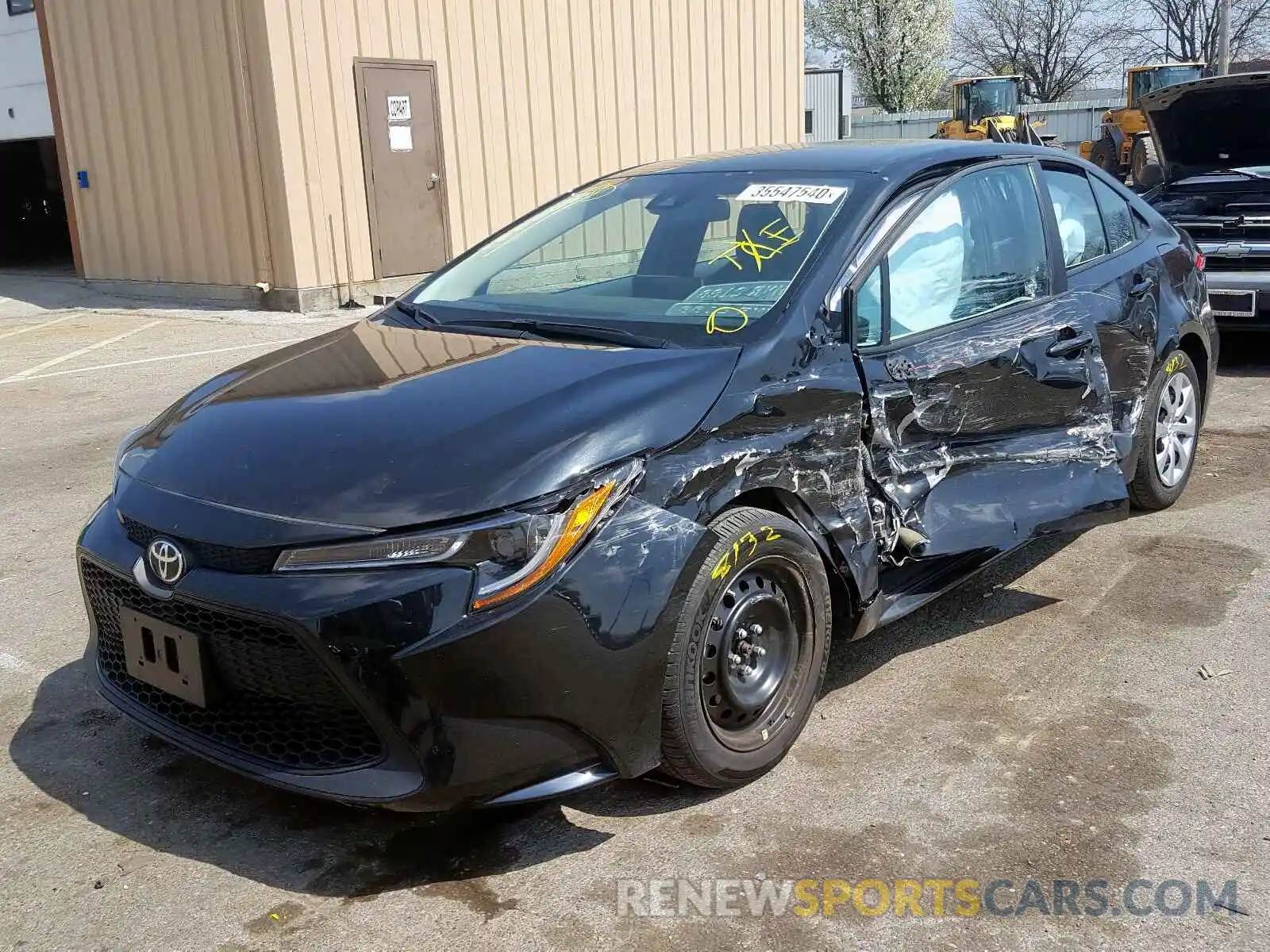 2 Photograph of a damaged car 5YFEPRAE0LP019397 TOYOTA COROLLA 2020