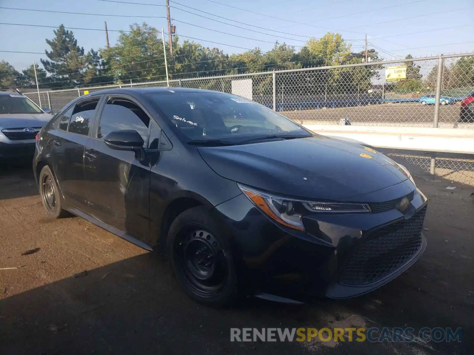 1 Photograph of a damaged car 5YFEPRAE0LP019562 TOYOTA COROLLA 2020