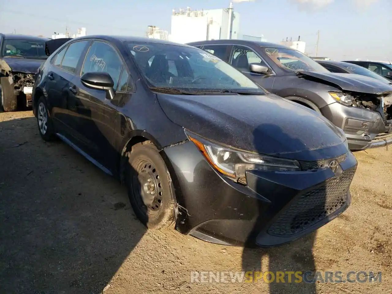 1 Photograph of a damaged car 5YFEPRAE0LP020081 TOYOTA COROLLA 2020