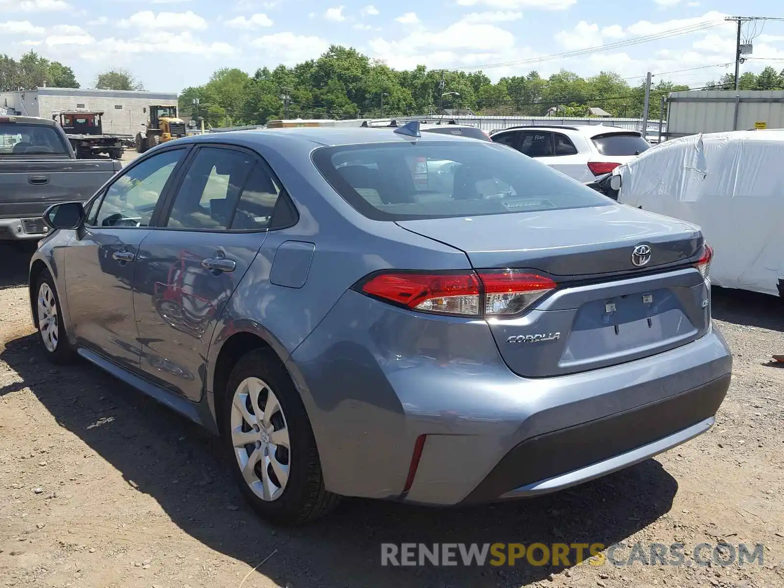 3 Photograph of a damaged car 5YFEPRAE0LP020680 TOYOTA COROLLA 2020