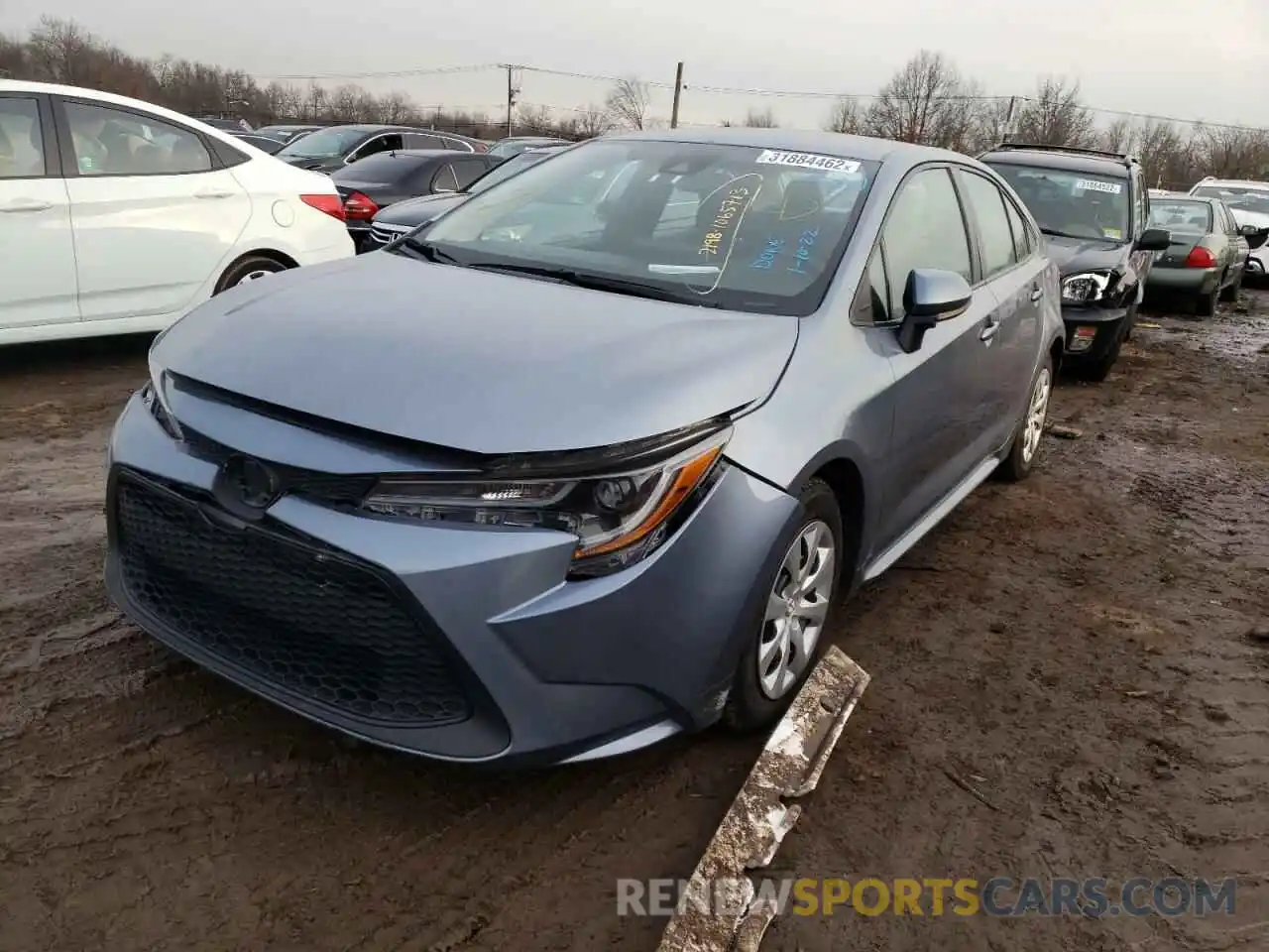 2 Photograph of a damaged car 5YFEPRAE0LP021330 TOYOTA COROLLA 2020