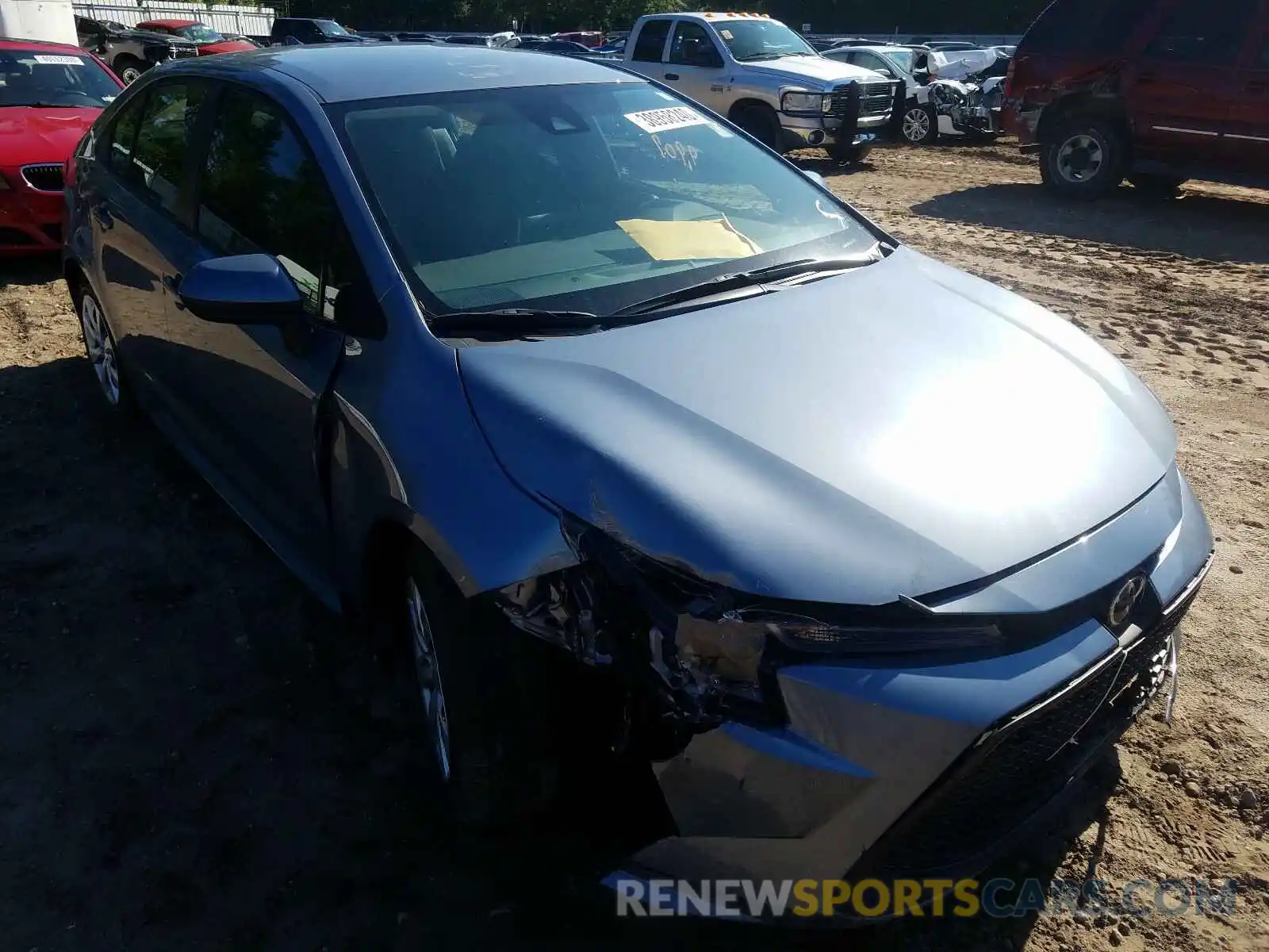 1 Photograph of a damaged car 5YFEPRAE0LP022025 TOYOTA COROLLA 2020