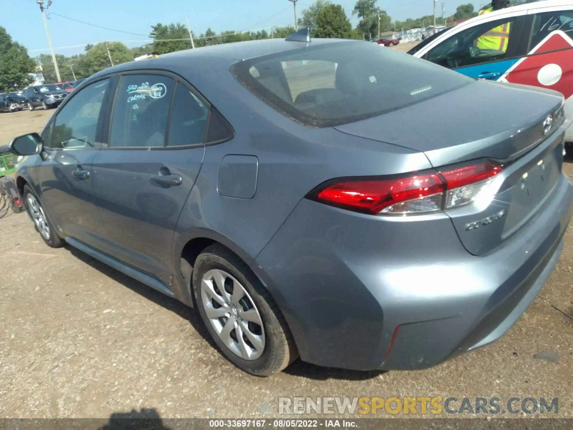 3 Photograph of a damaged car 5YFEPRAE0LP022896 TOYOTA COROLLA 2020