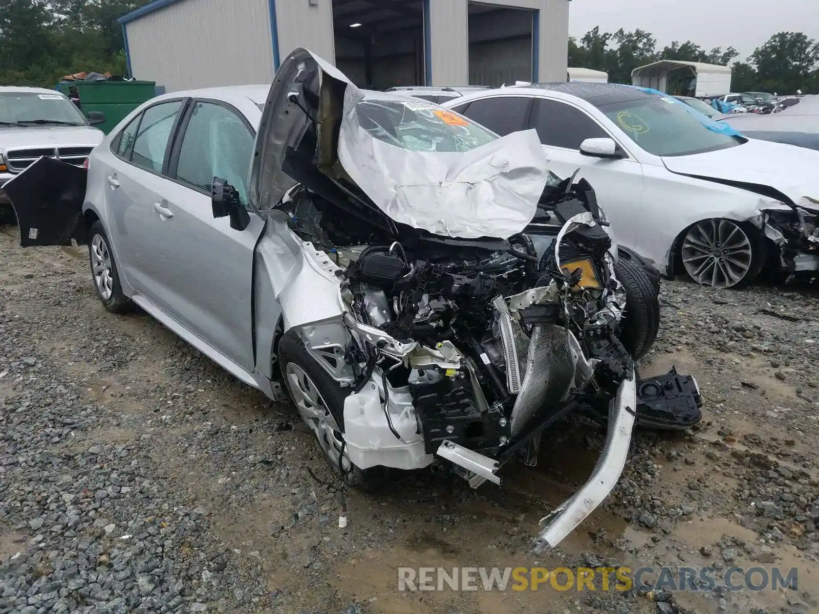 1 Photograph of a damaged car 5YFEPRAE0LP023109 TOYOTA COROLLA 2020
